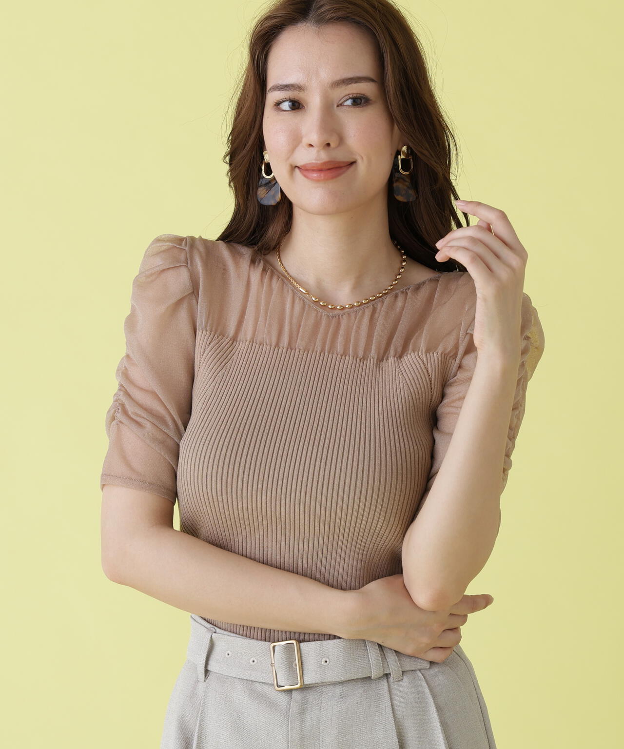 172cm B:86 W:62 H:91 着用サイズ：38
