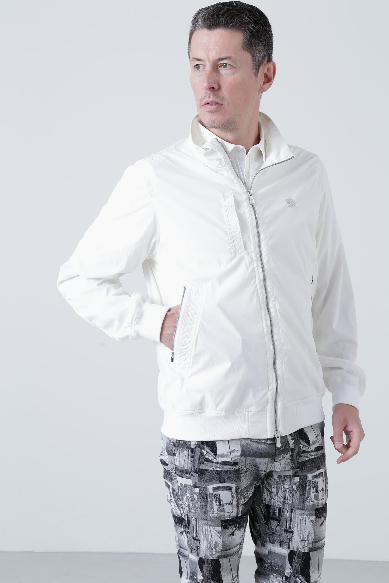 ドビーストレッチブルゾン (MENS)