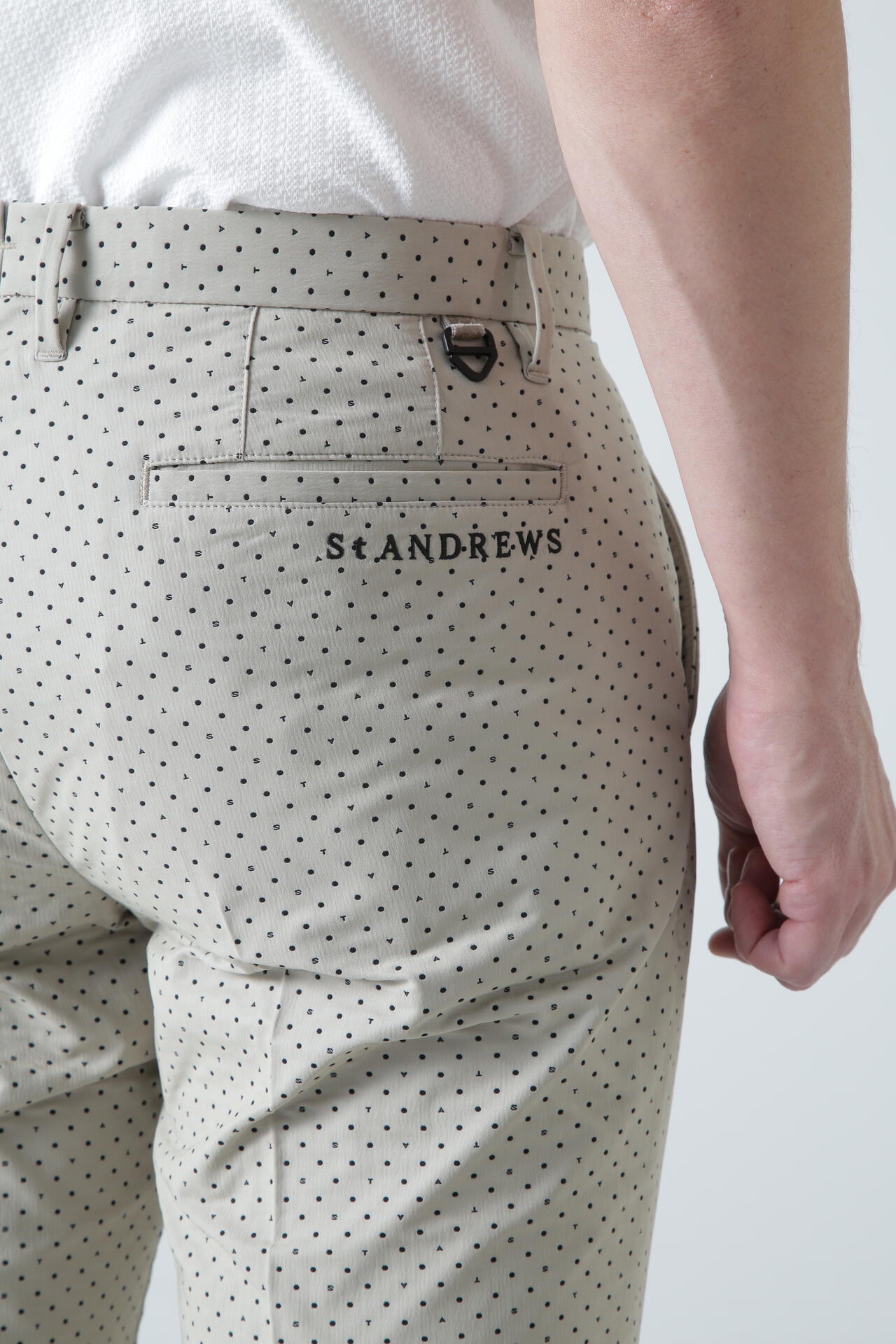 ピンドットロゴジャガードパンツ (MENS)