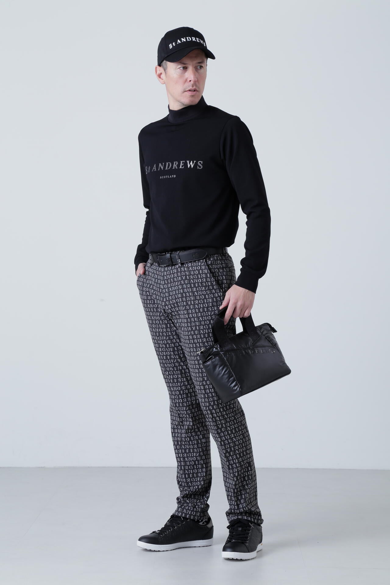 ブロックリバー長袖ハイネック (MENS)