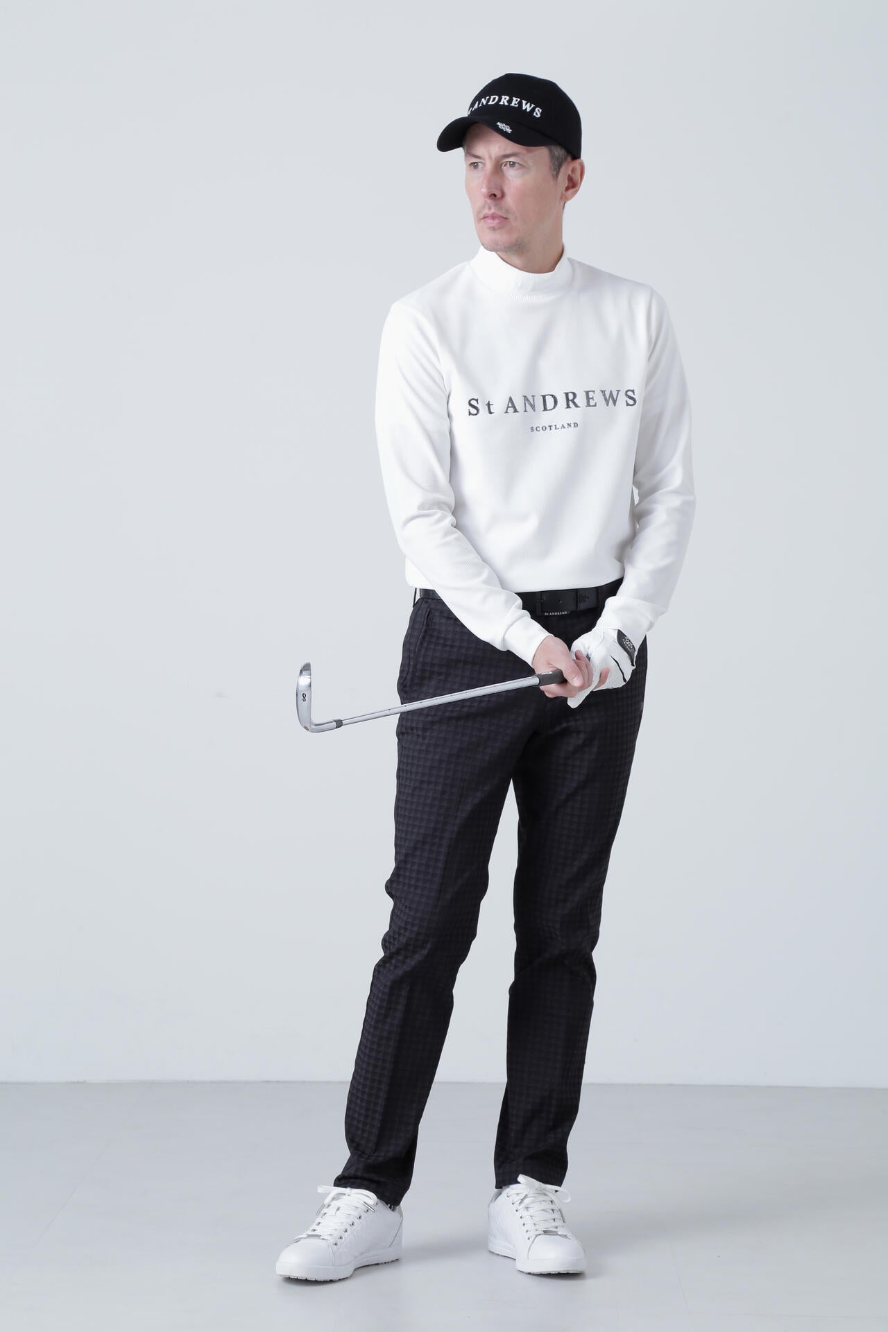 ブロックリバー長袖ハイネック (MENS)