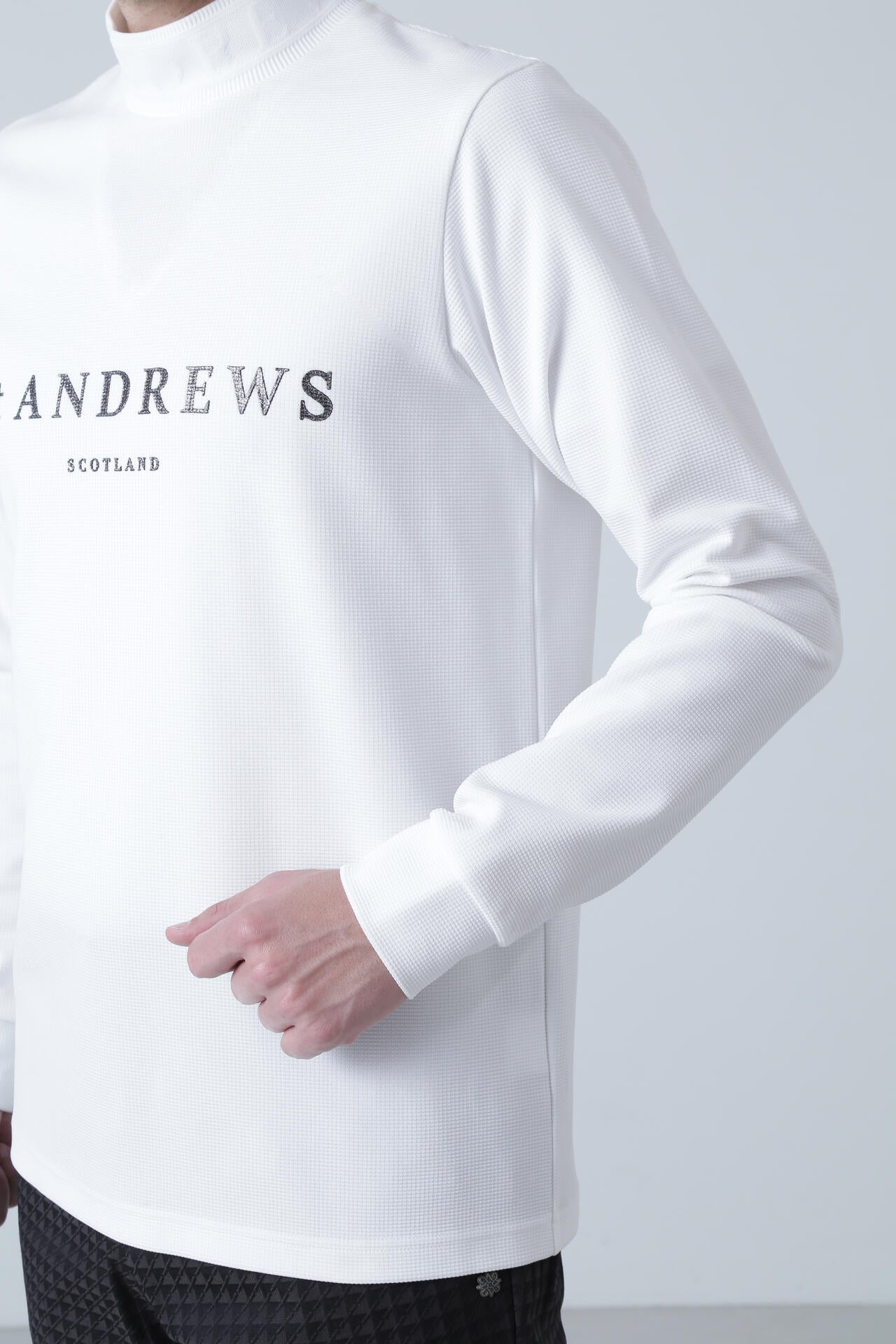 ブロックリバー長袖ハイネック (MENS)