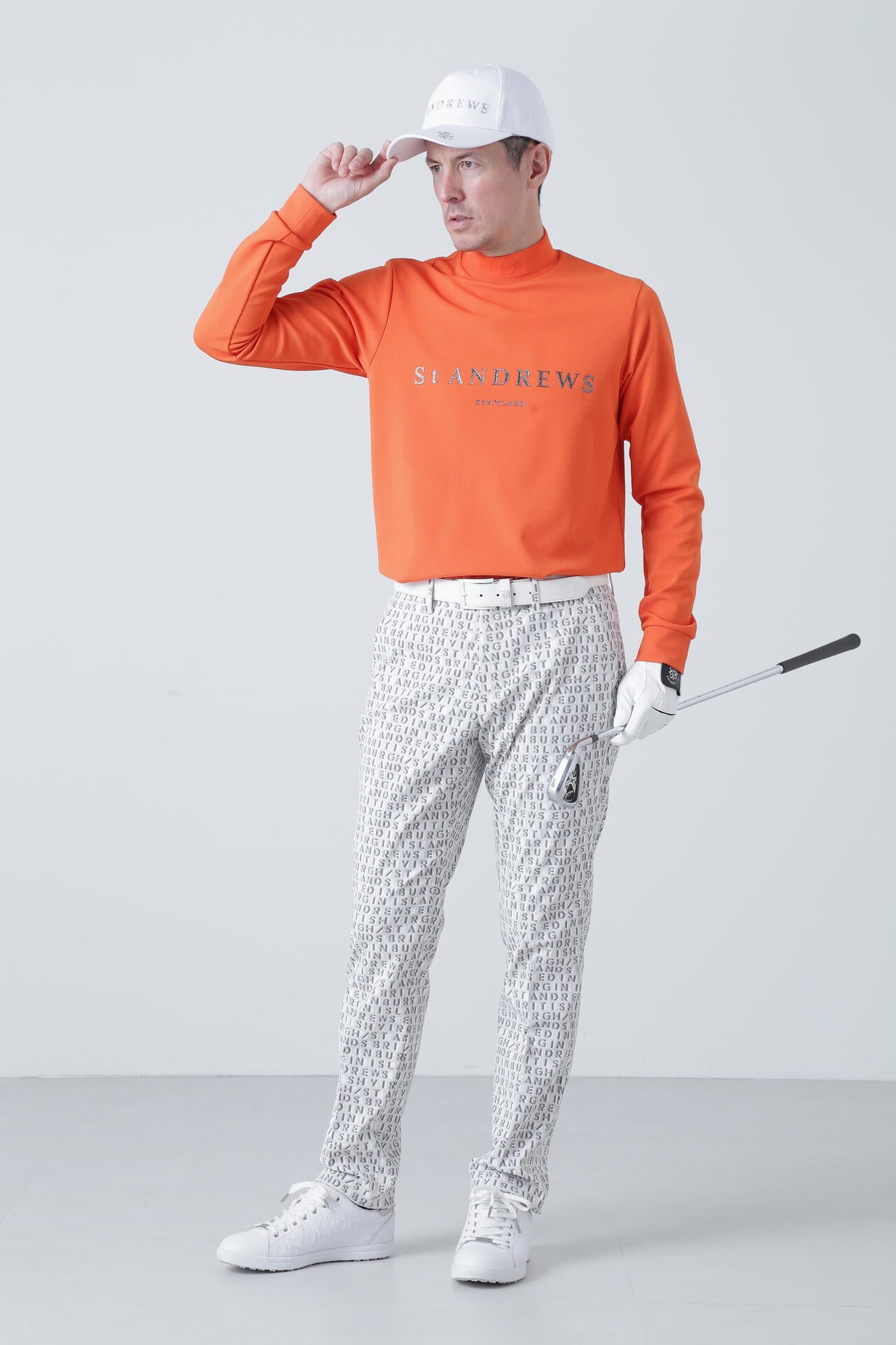 ブロックリバー長袖ハイネック (MENS)