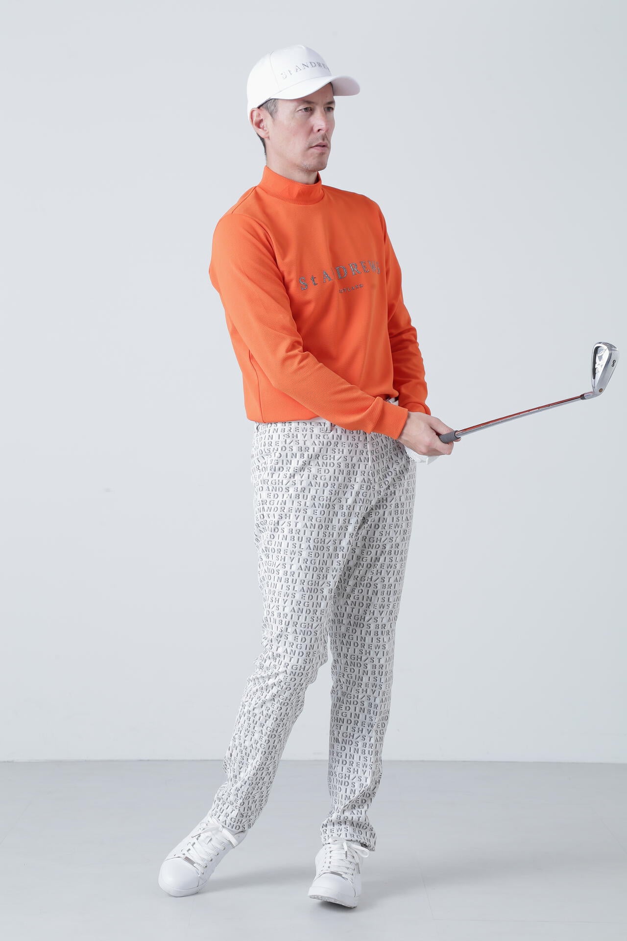 ブロックリバー長袖ハイネック (MENS)