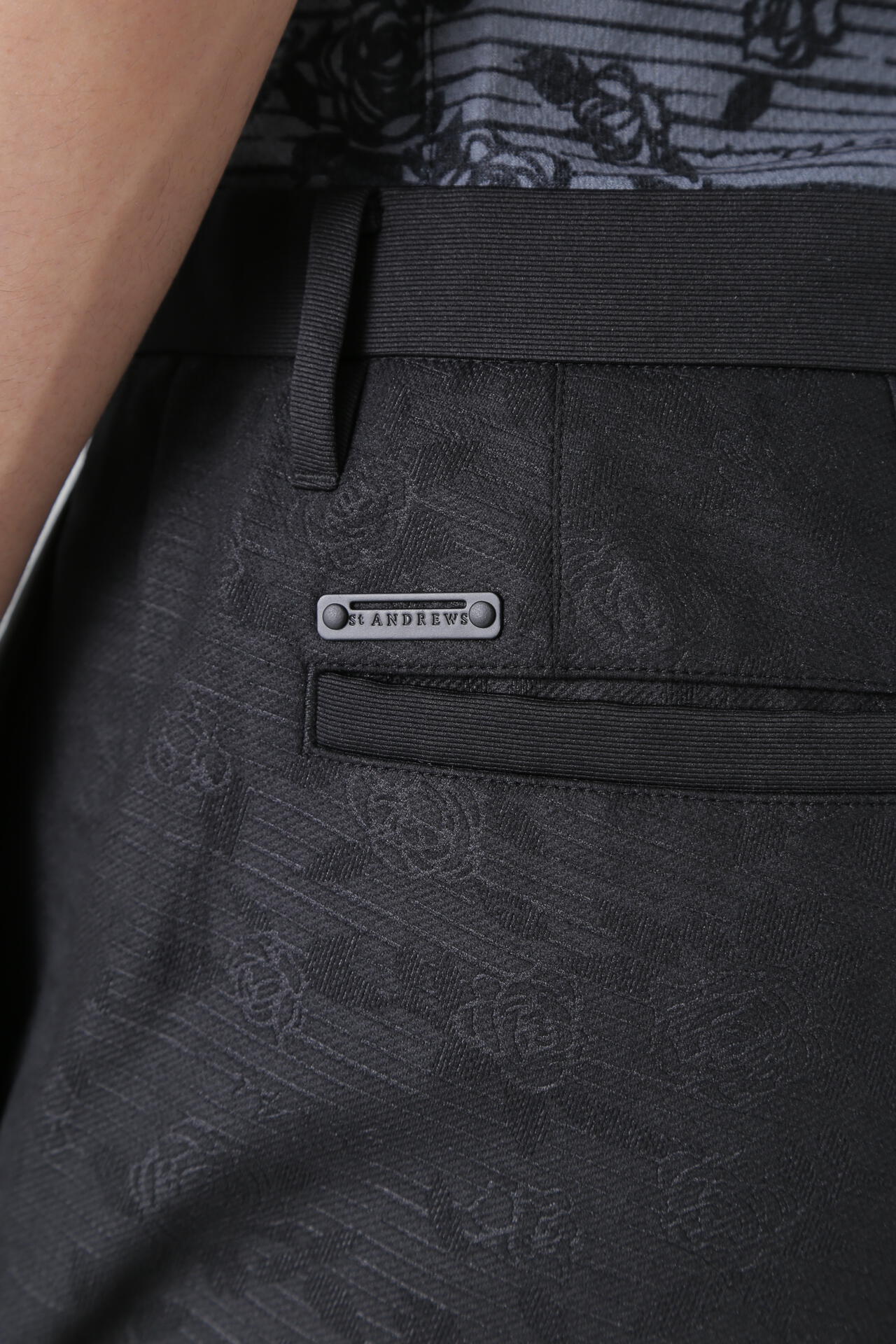 ボニースコットランドエンボス トラウザーパンツ  (MENS)
