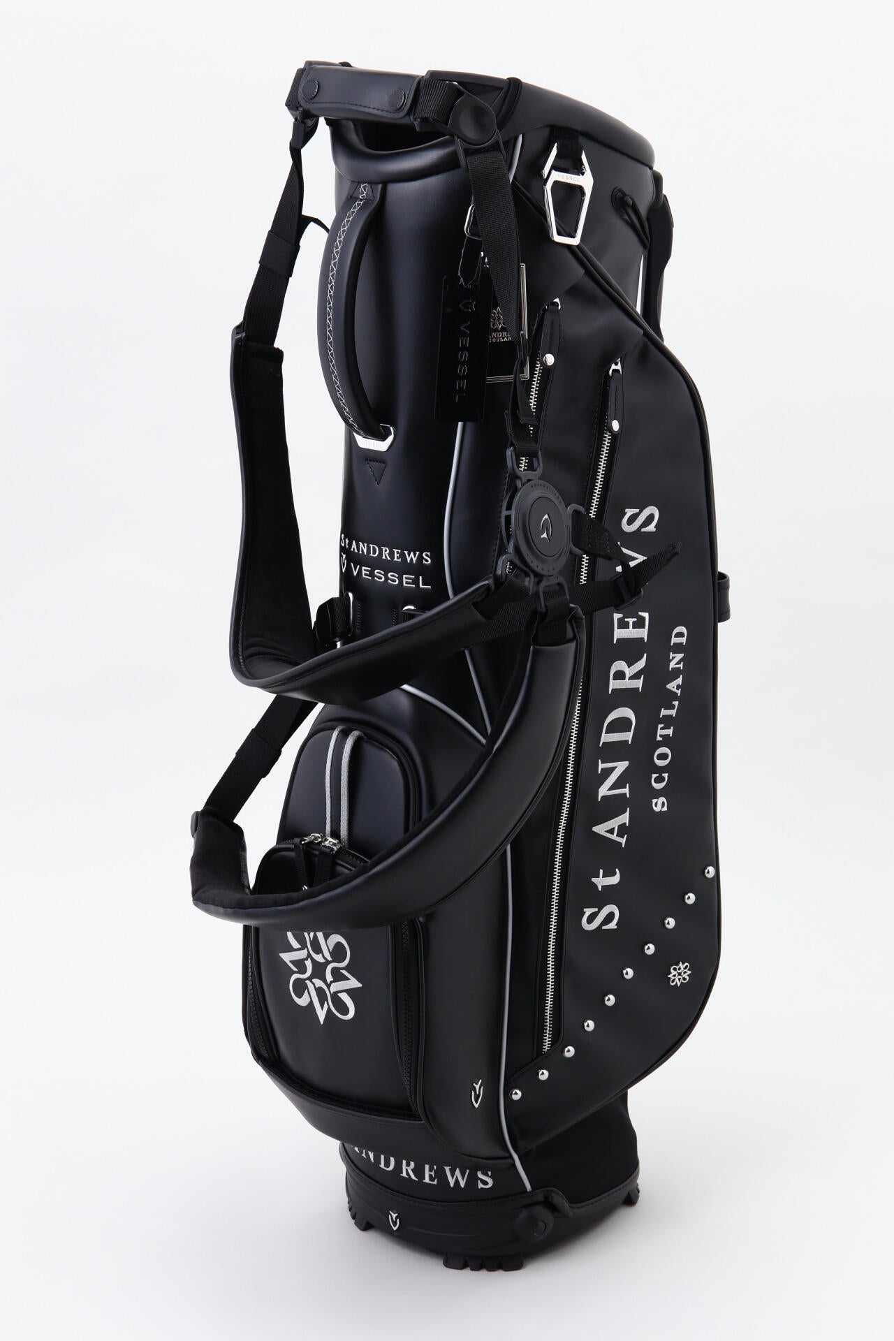 【VESSEL×St ANDREWS】7.5型VLS Luxスタンド式キャディバッグ (46インチ対応) (UNISEX)