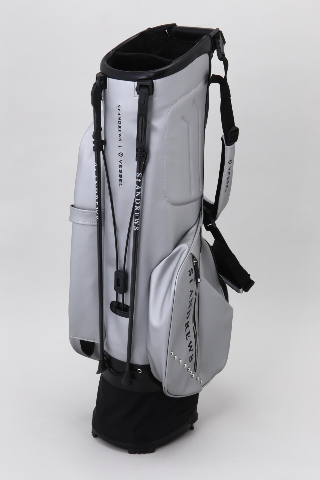 【VESSEL×St ANDREWS】7.5型VLS Luxスタンド式キャディバッグ (46インチ対応) (UNISEX)