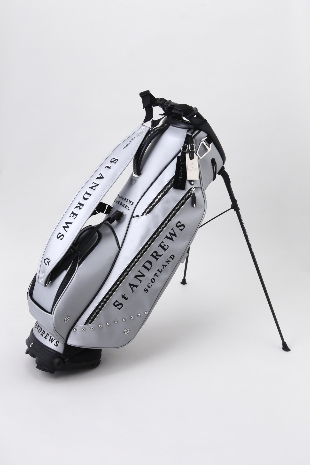 【VESSEL×St ANDREWS】7.5型VLS Luxスタンド式キャディバッグ (46インチ対応) (UNISEX)