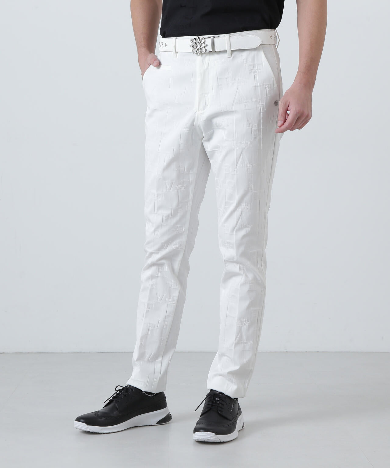コンセプト柄ジャガードパンツ (MENS)
