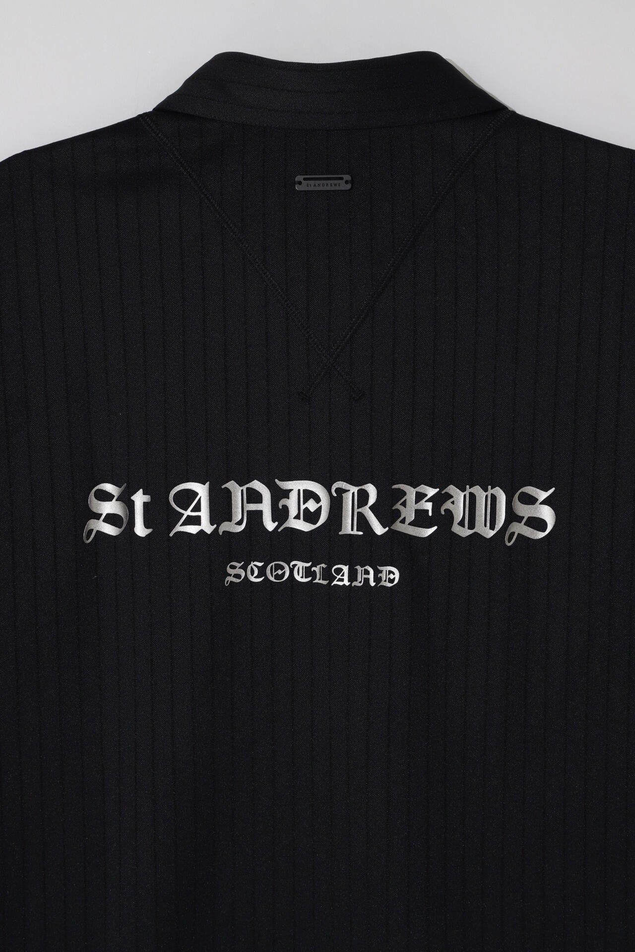 ストライプ半袖ポロシャツ (MENS)