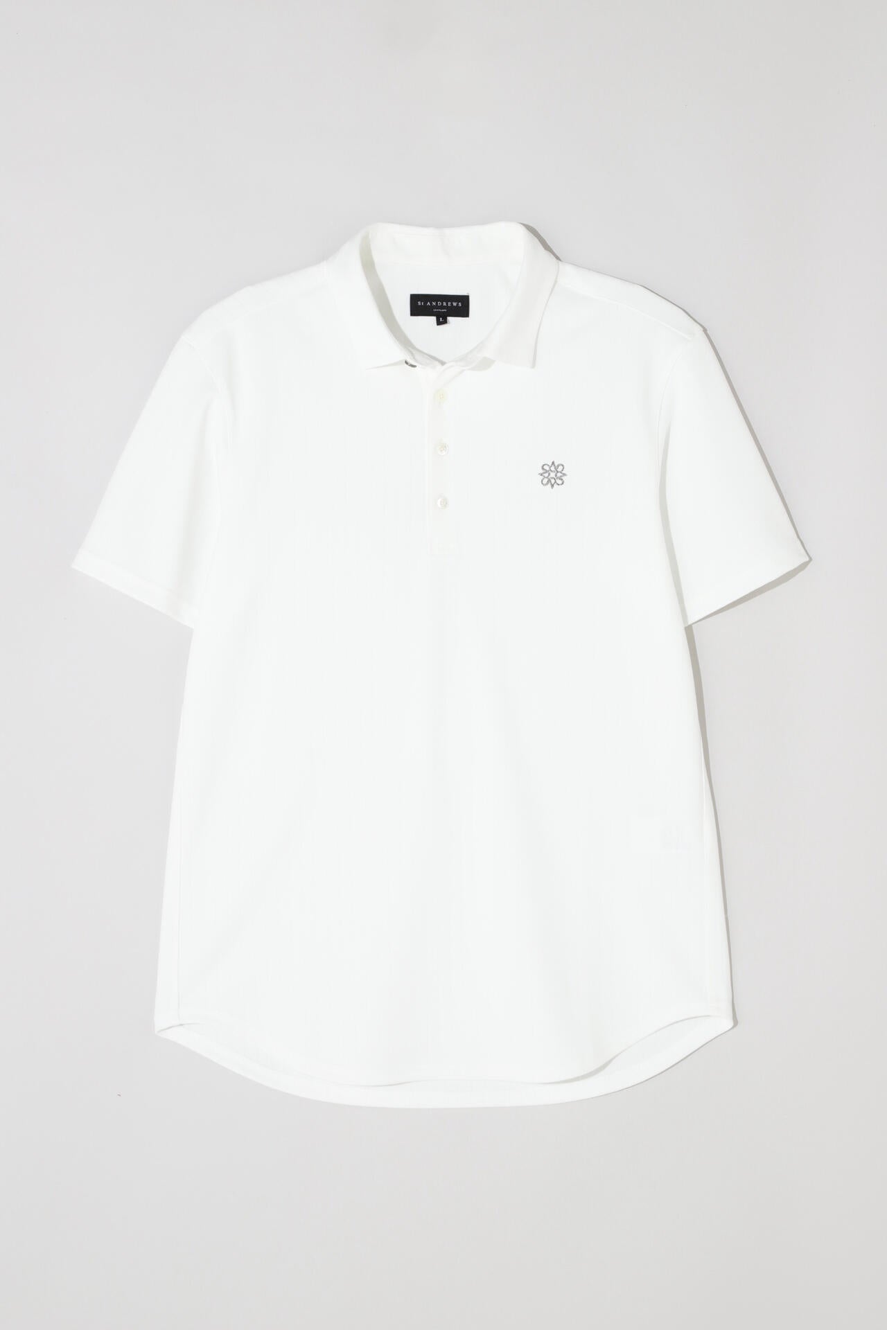 ストライプ半袖ポロシャツ (MENS)