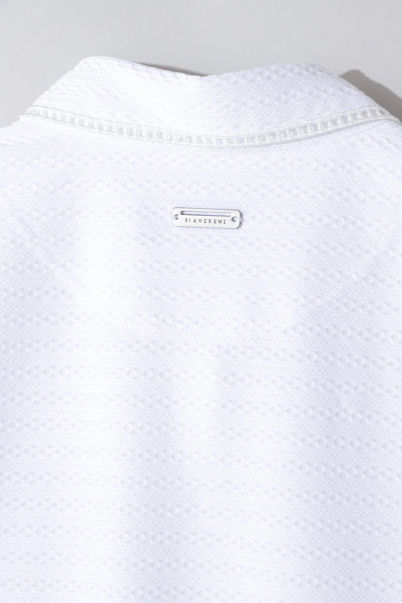 縄柄ジャガード半袖シャツ (MENS)