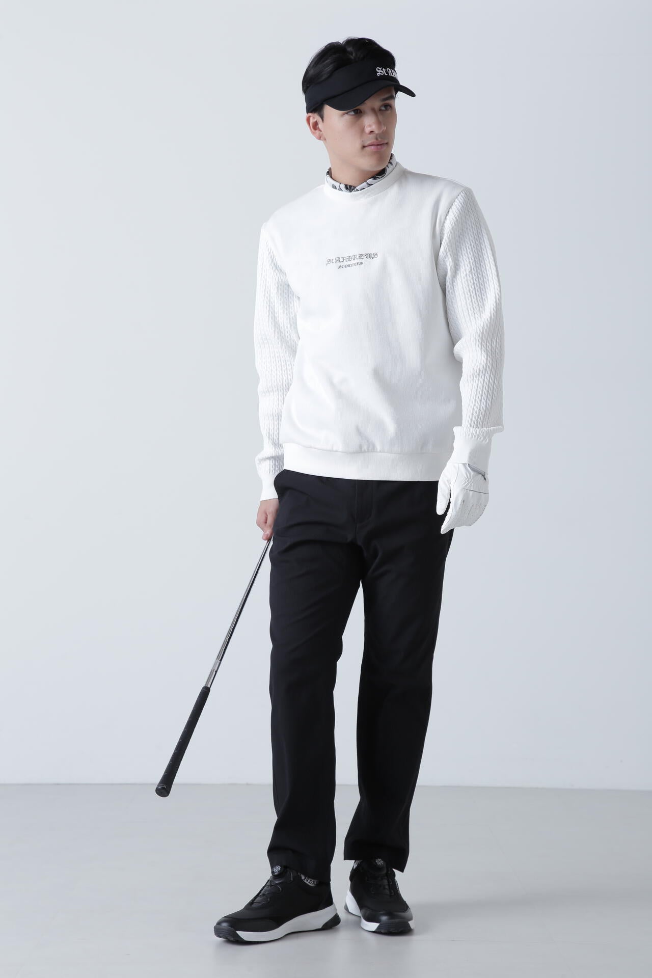 クオーターゲージエアシャットクルーネックプルオーバー (MENS)