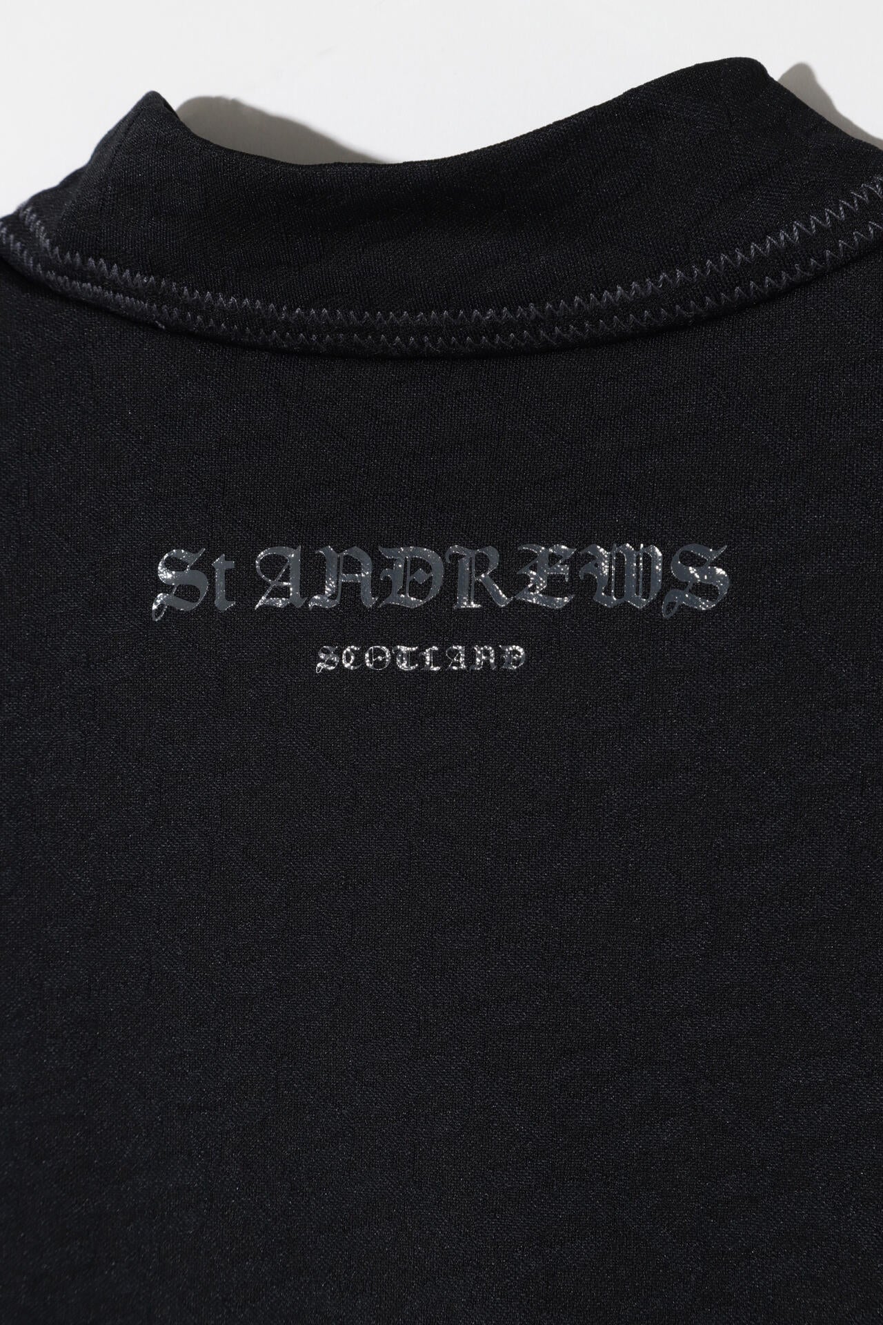 STAドットジャガード長袖ハイネックカットソー (MENS)