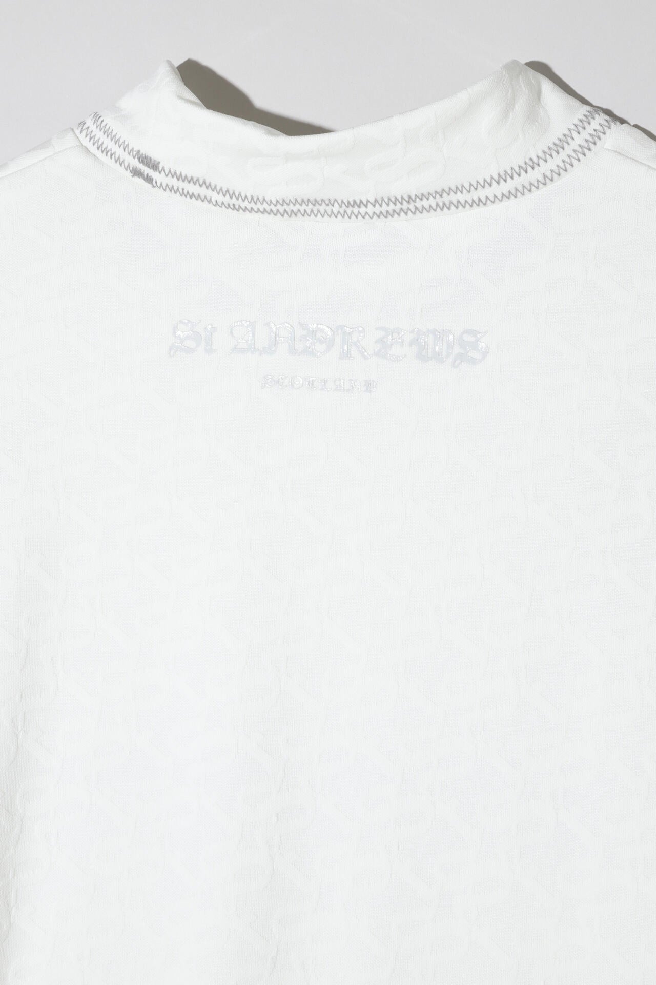 STAドットジャガード長袖ハイネックカットソー (MENS)