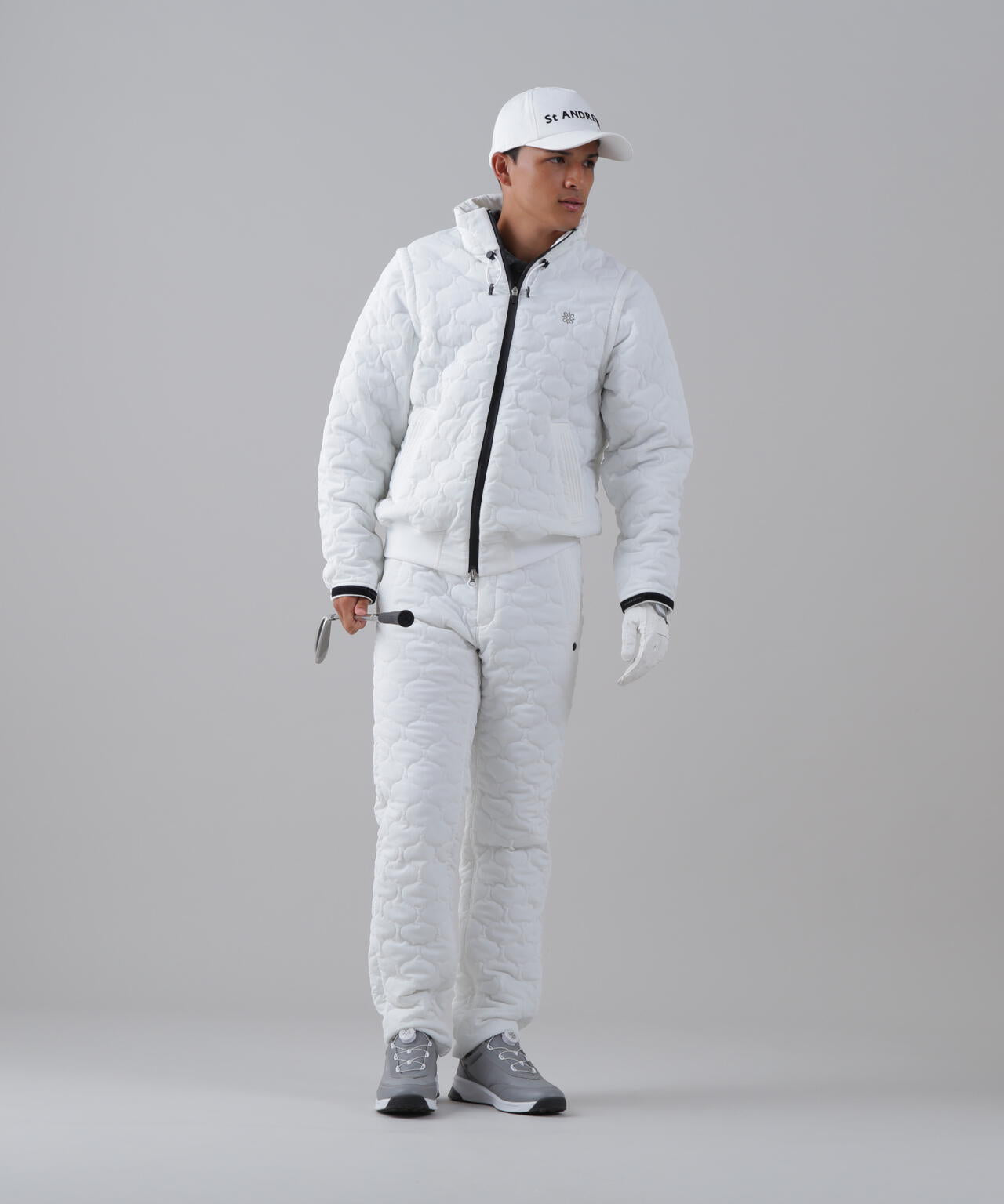 ウェーブストレッチ中綿ブルゾン (MENS)