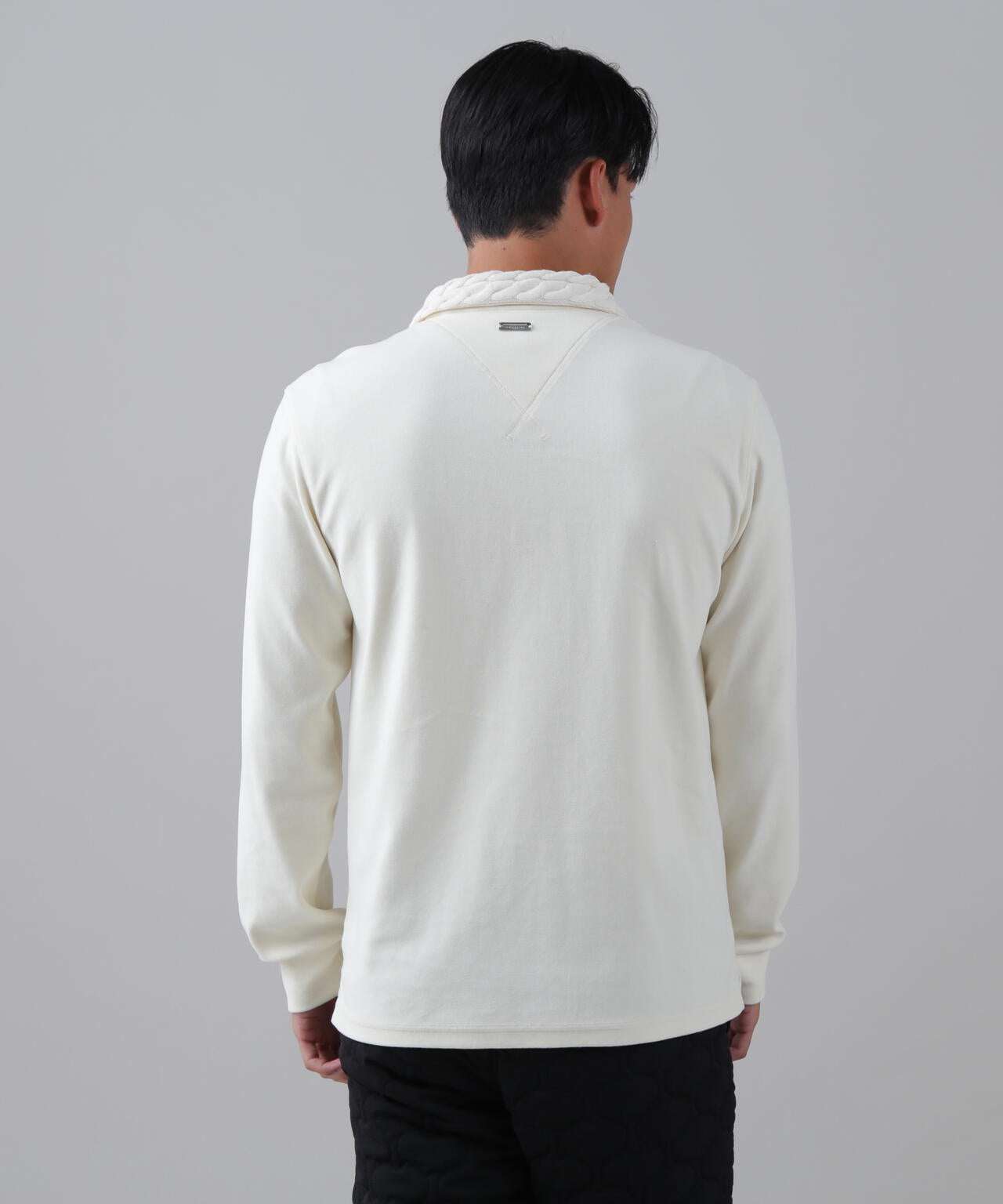 パイル長袖ポロシャツ (MENS)