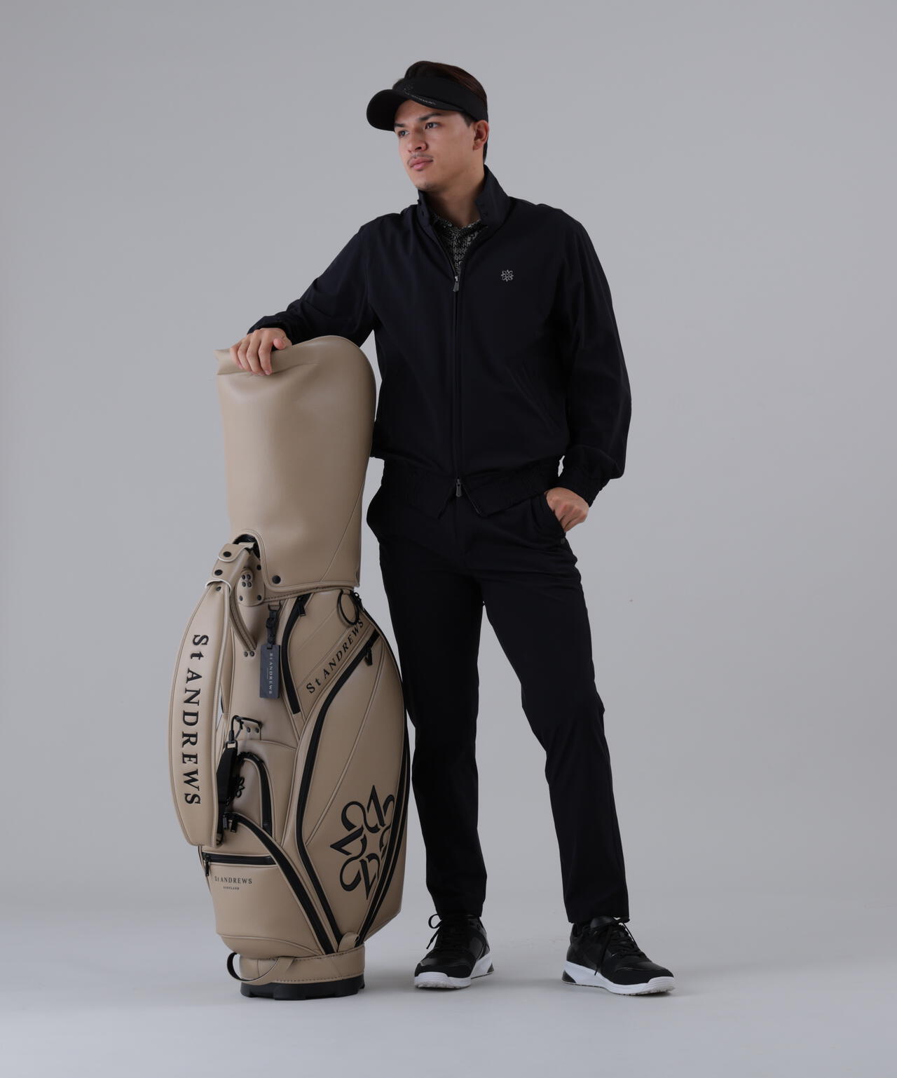 【撥水】【ストレッチ】ナイロンタフタブルゾン (MENS)