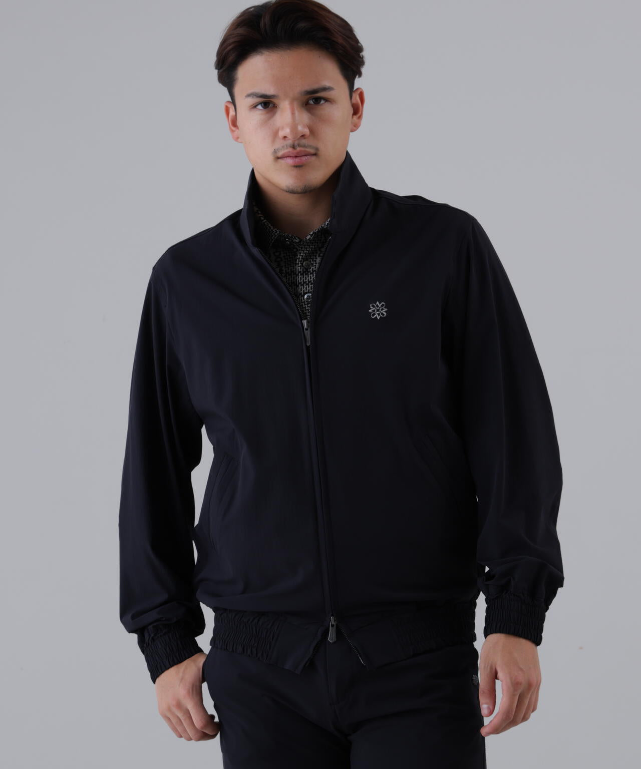【撥水】【ストレッチ】ナイロンタフタブルゾン (MENS)