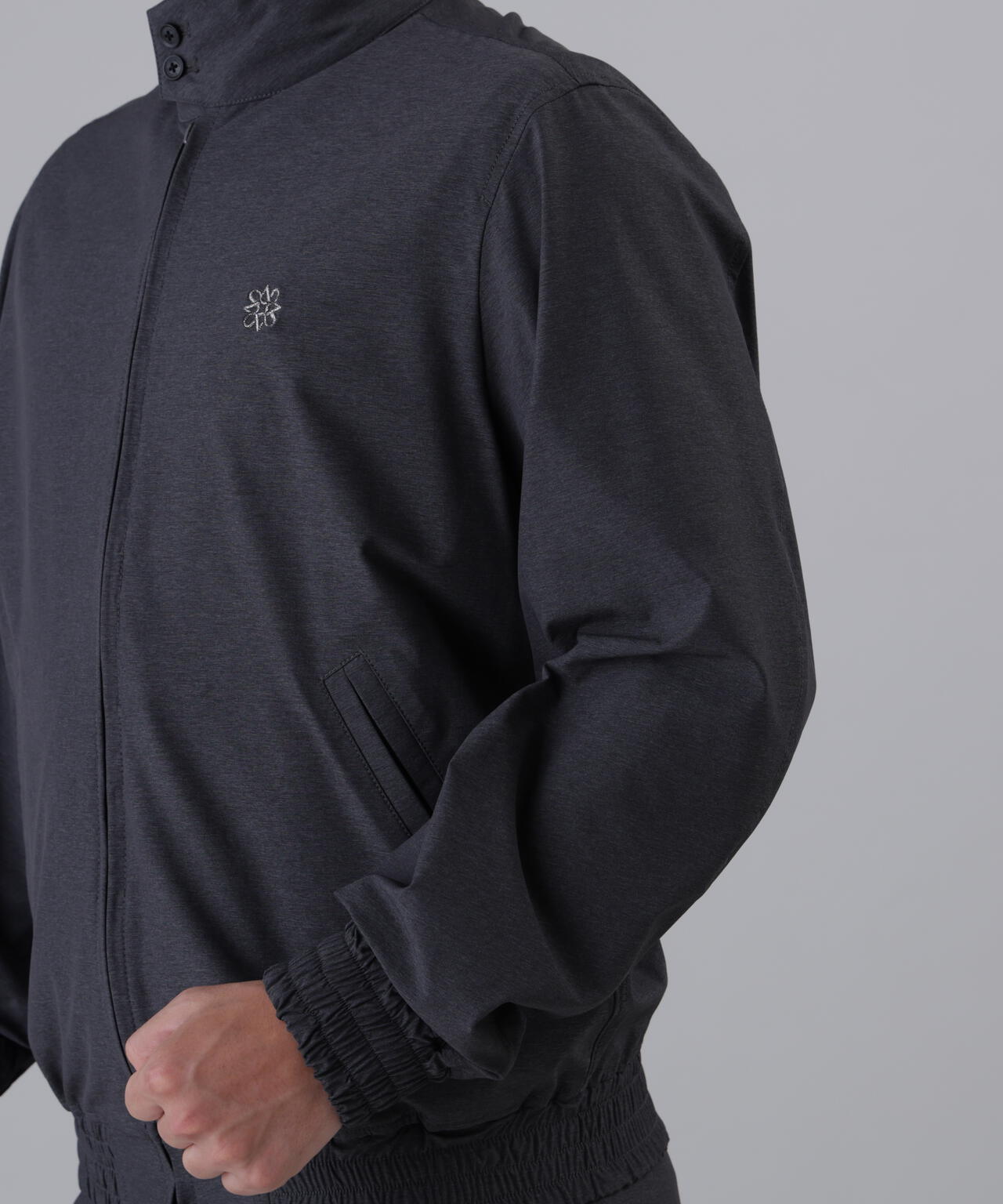 【撥水】【ストレッチ】ナイロンタフタブルゾン (MENS)