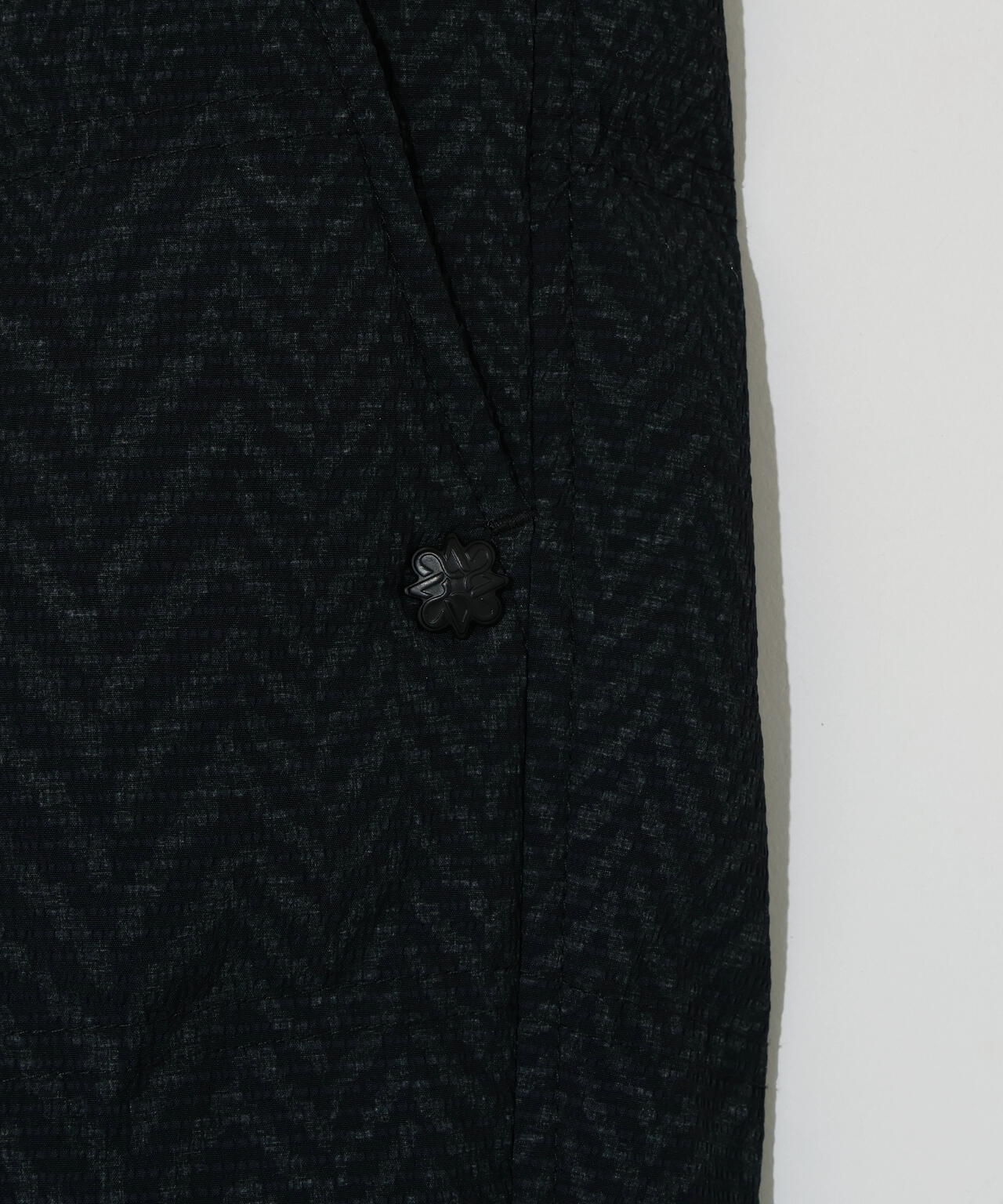 ヘリンボーンプリント中綿キルトパンツ (MENS)