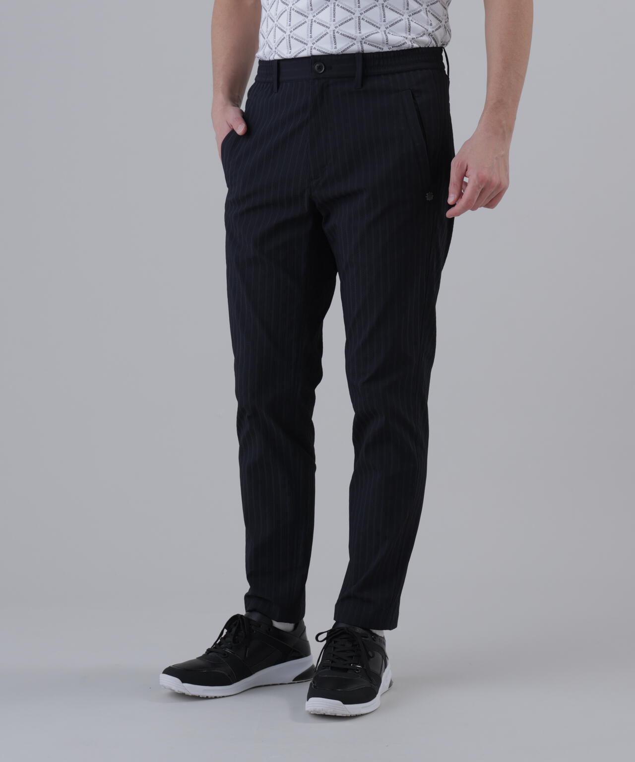 【ストレッチ】ドビーストライプパンツ (MENS)