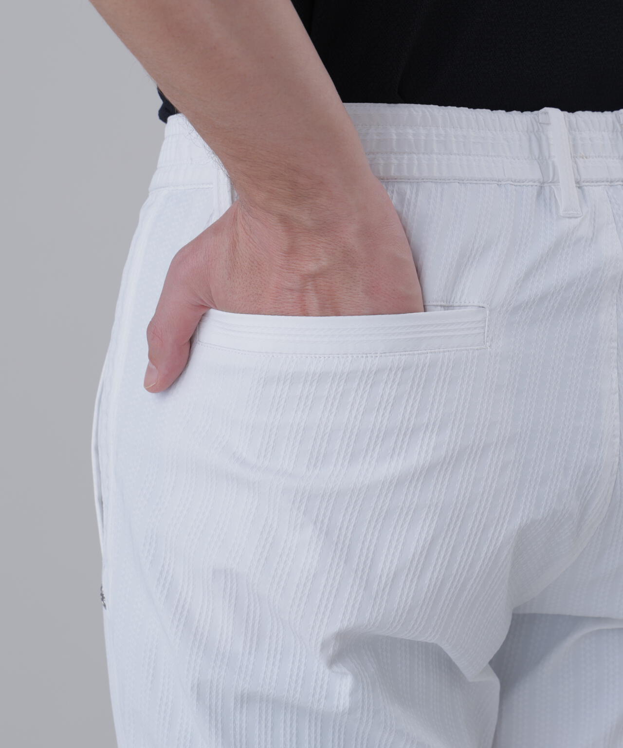 【ストレッチ】ドビーストライプパンツ (MENS)