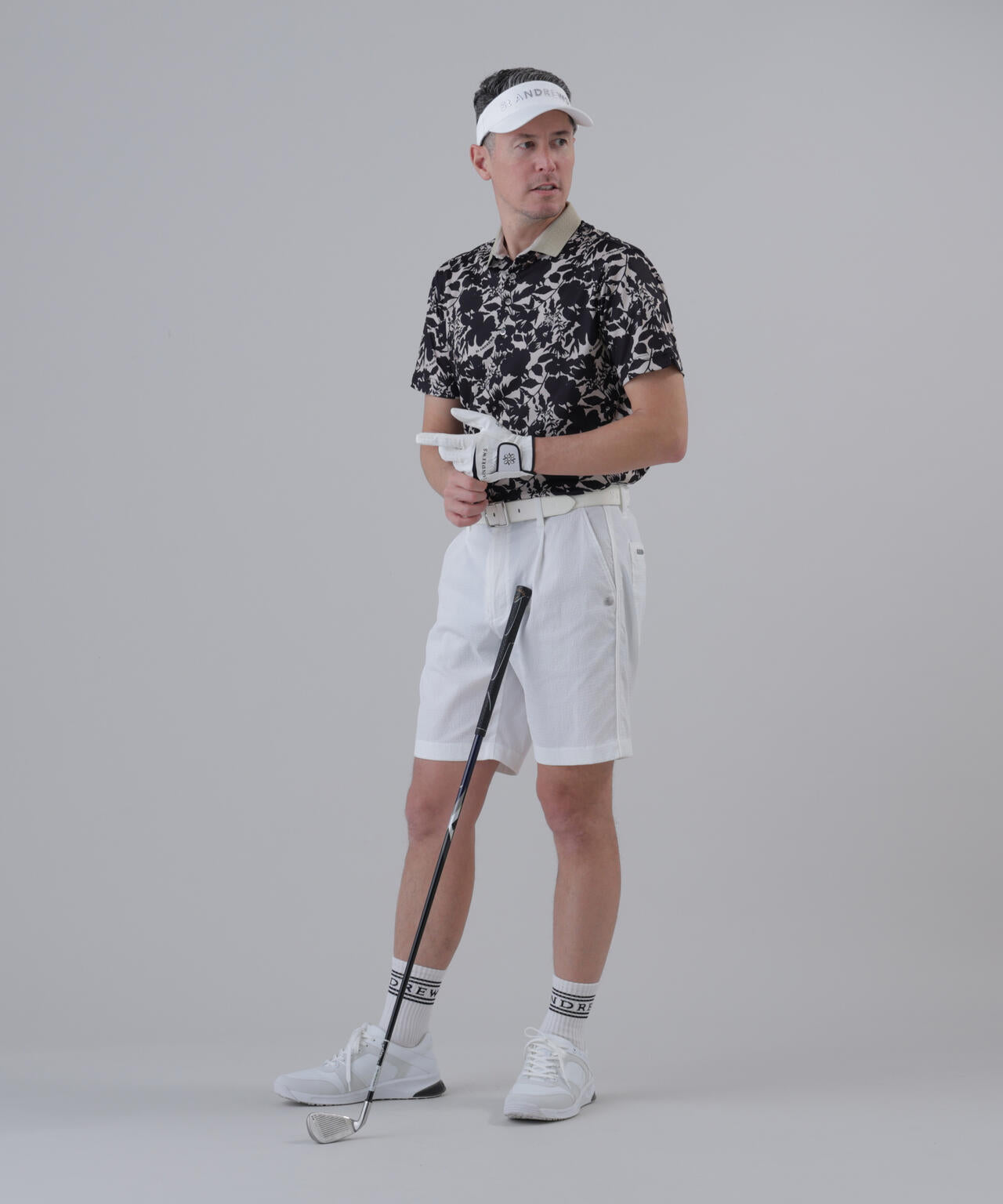 【ストレッチ】ドビーサッカーショートパンツ (MENS)