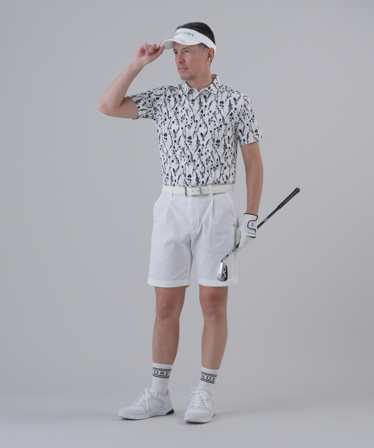 【ストレッチ】ドビーサッカーショートパンツ (MENS)