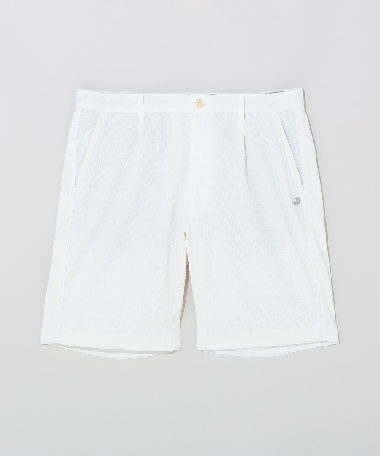 【ストレッチ】ドビーサッカーショートパンツ (MENS)