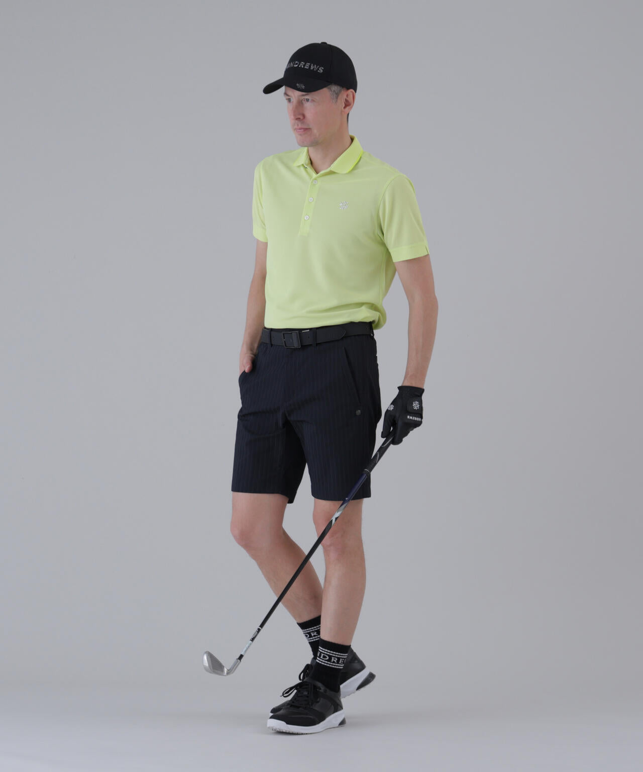 【ストレッチ】ドビーストライプショートパンツ (MENS)