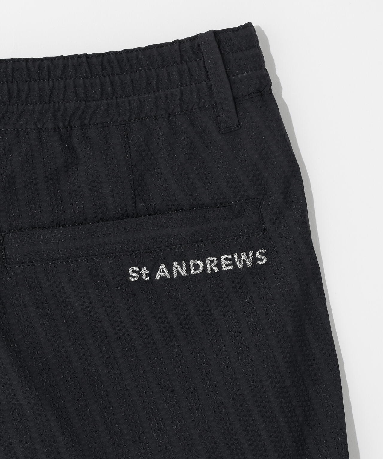 【ストレッチ】ドビーストライプショートパンツ (MENS)