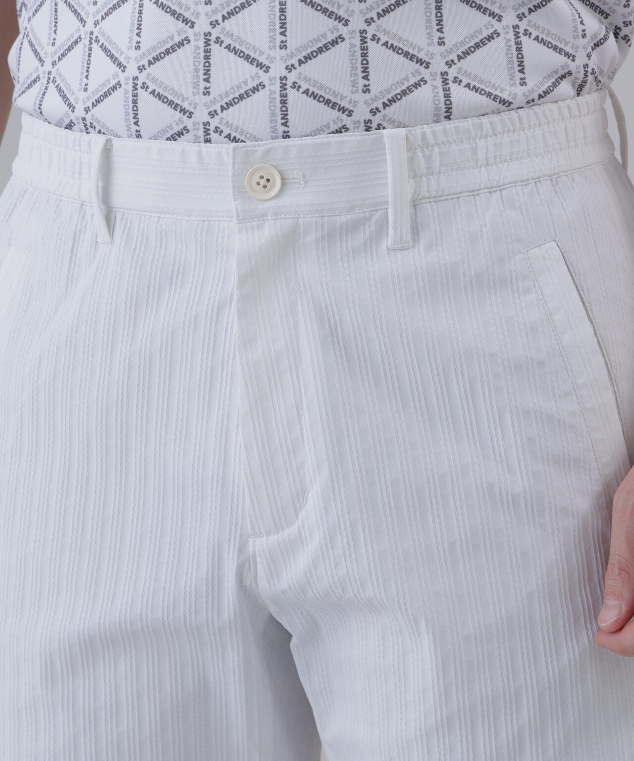 【ストレッチ】ドビーストライプショートパンツ (MENS)