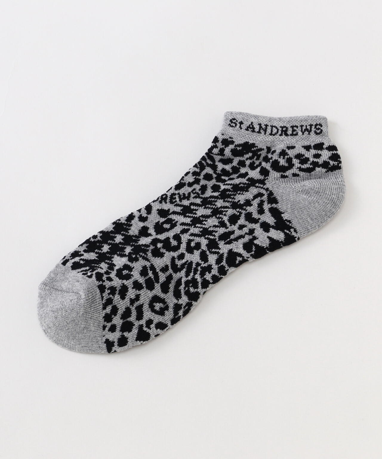 千鳥レオパードアンクルソックス (MENS)
