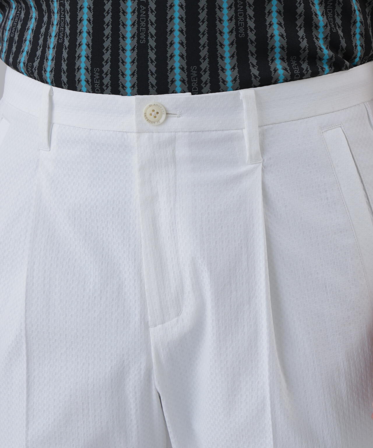 【ストレッチ】ストレッチジャガードパンツ (MENS)