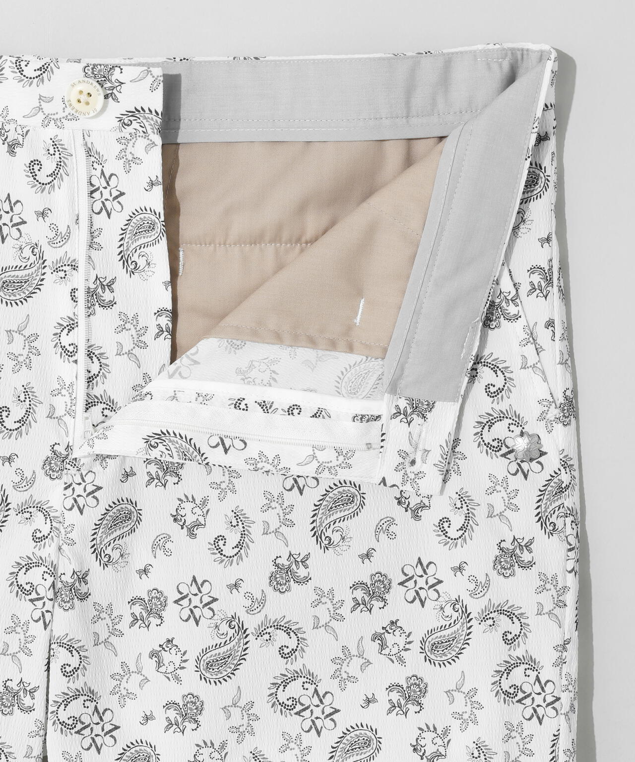 【ストレッチ】ケルトリーフプリントショートパンツ (MENS)