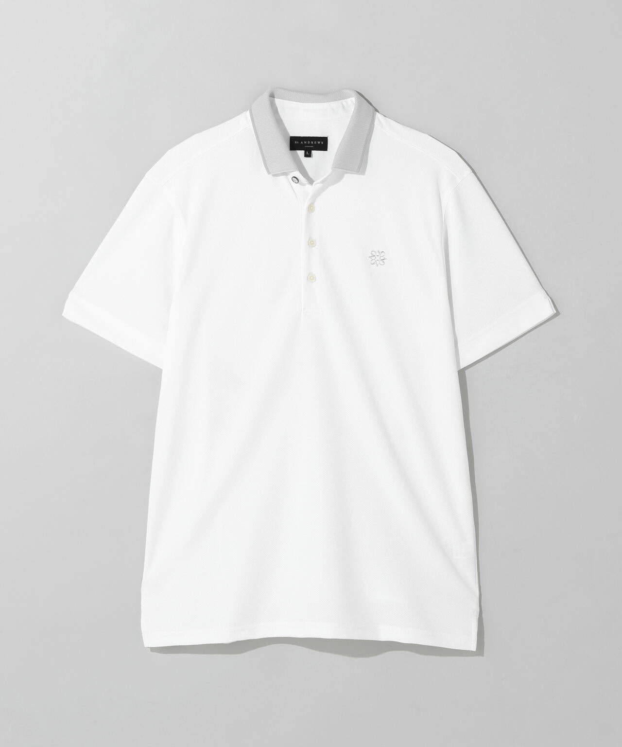 ドットバーズアイ半袖ポロシャツ (MENS)