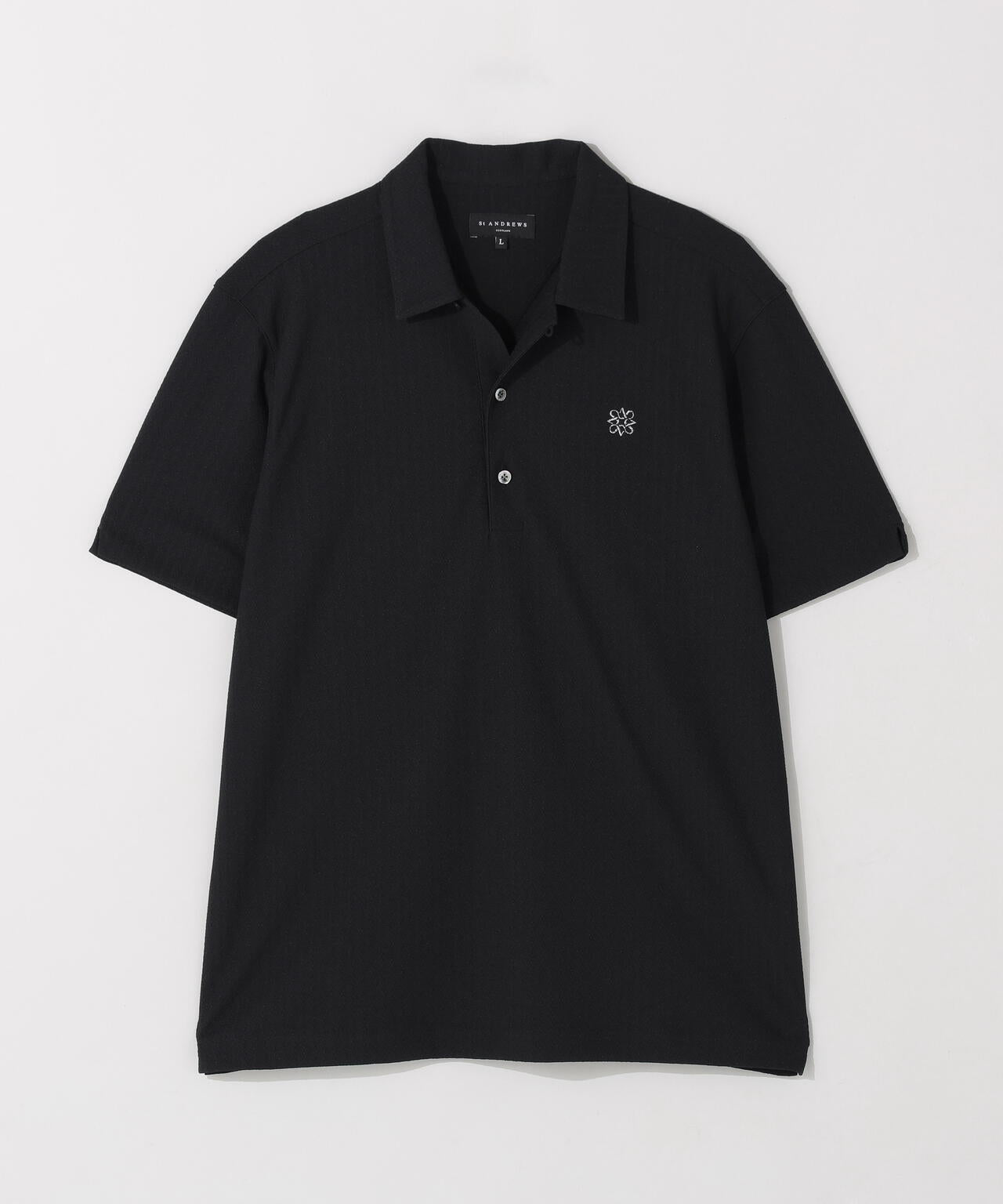 サッカー調ジャガード半袖シャツ (MENS)