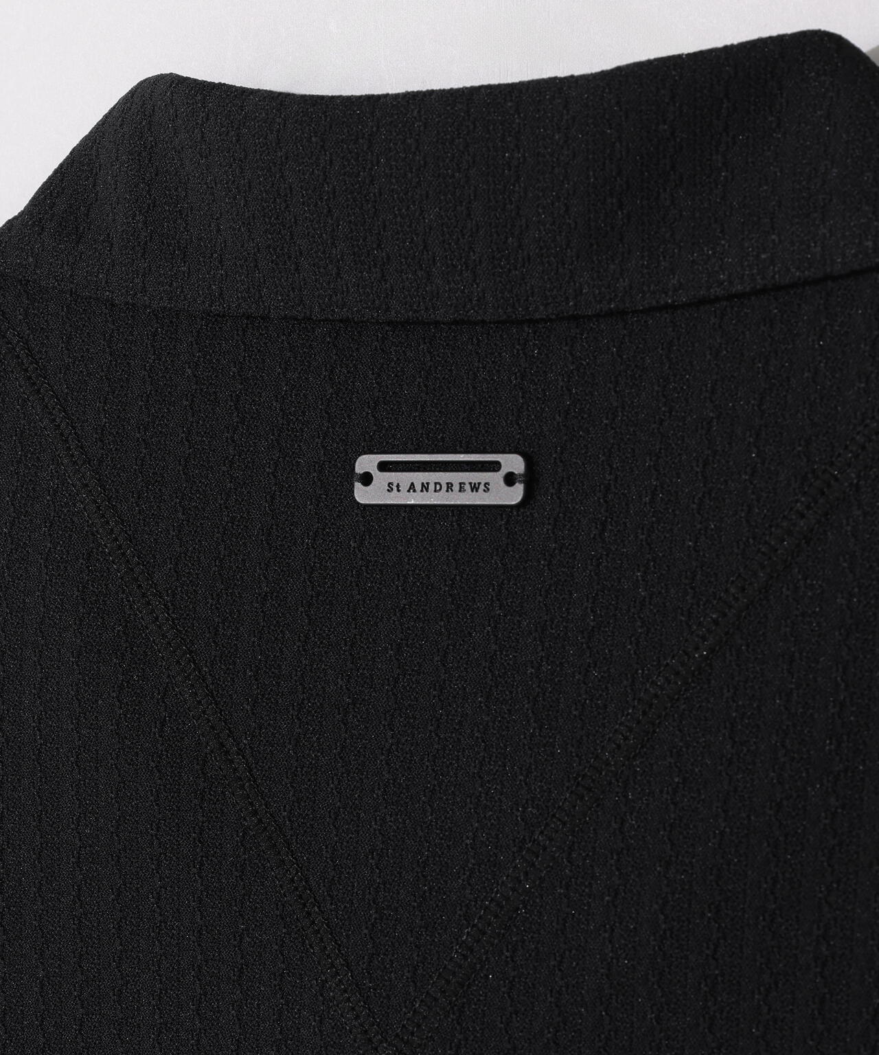 サッカー調ジャガード半袖シャツ (MENS)