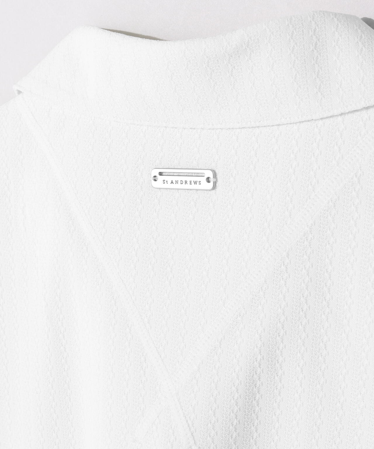 サッカー調ジャガード半袖シャツ (MENS)