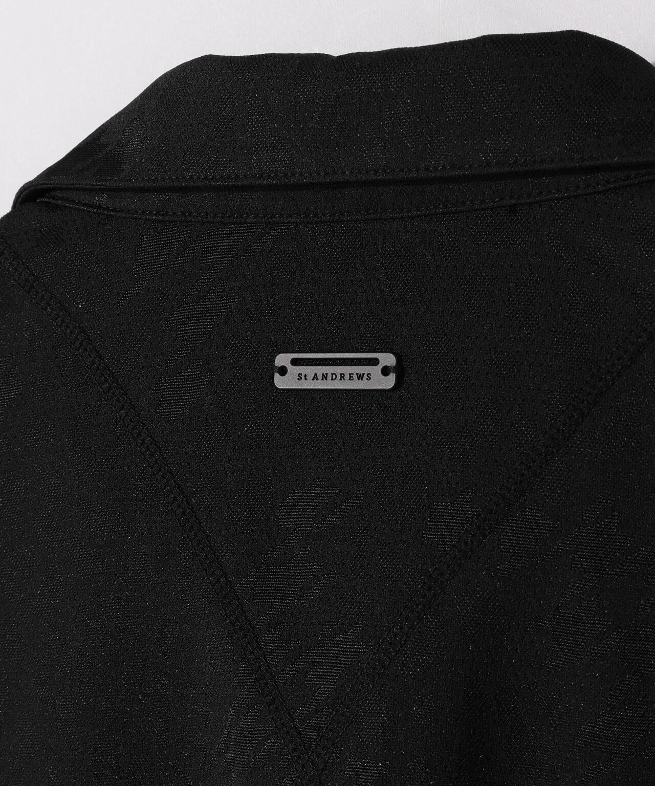 千鳥レオパードジャガード半袖シャツ (MENS)