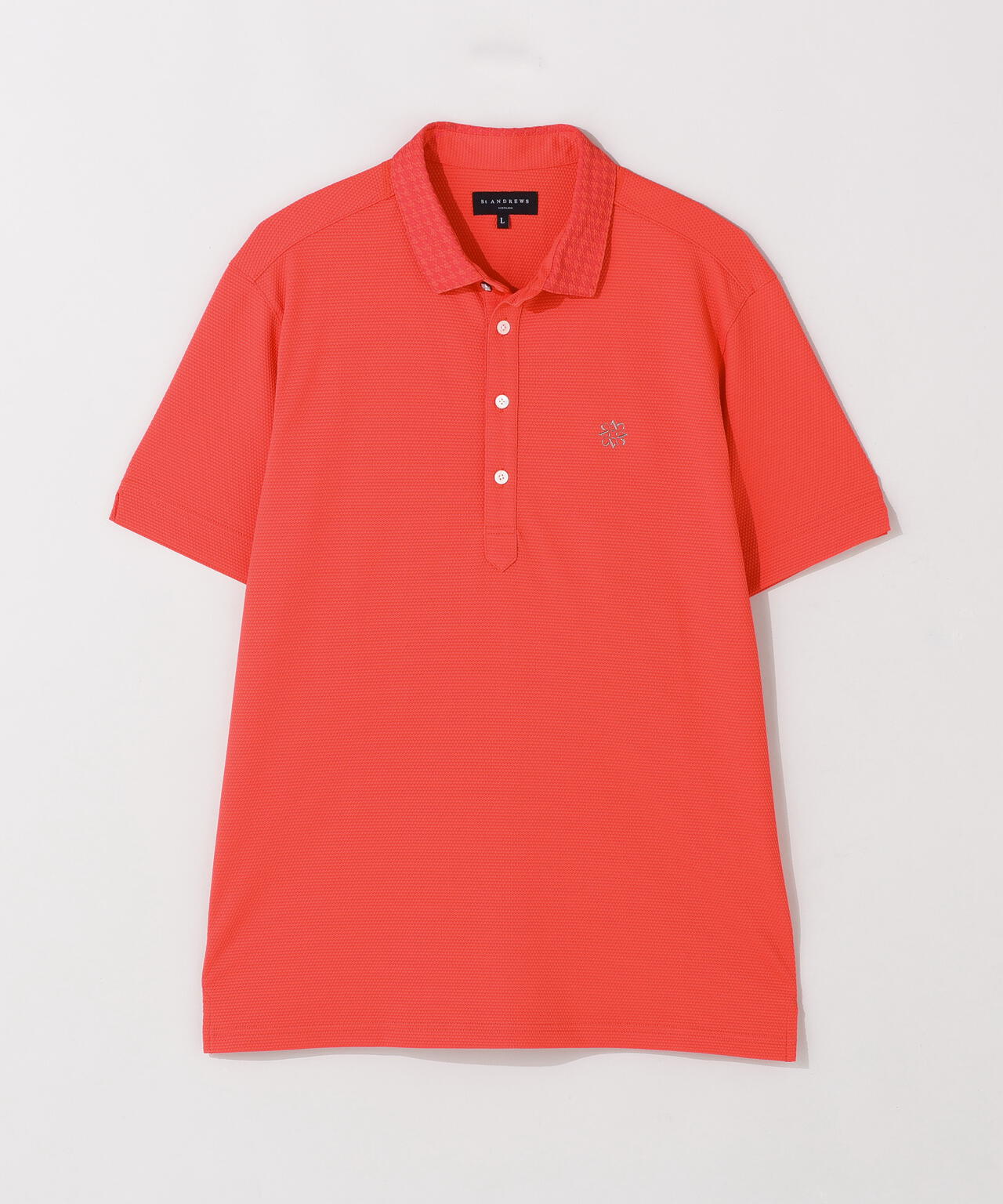 【吸水速乾】【UVカット】ポップコーンストレッチ半袖ポロシャツ (MENS)