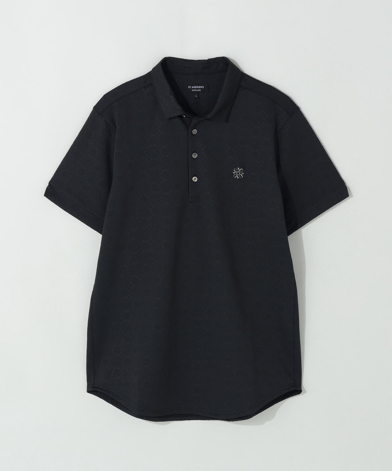 ケルトアラベスクジャガード半袖シャツ (MENS)
