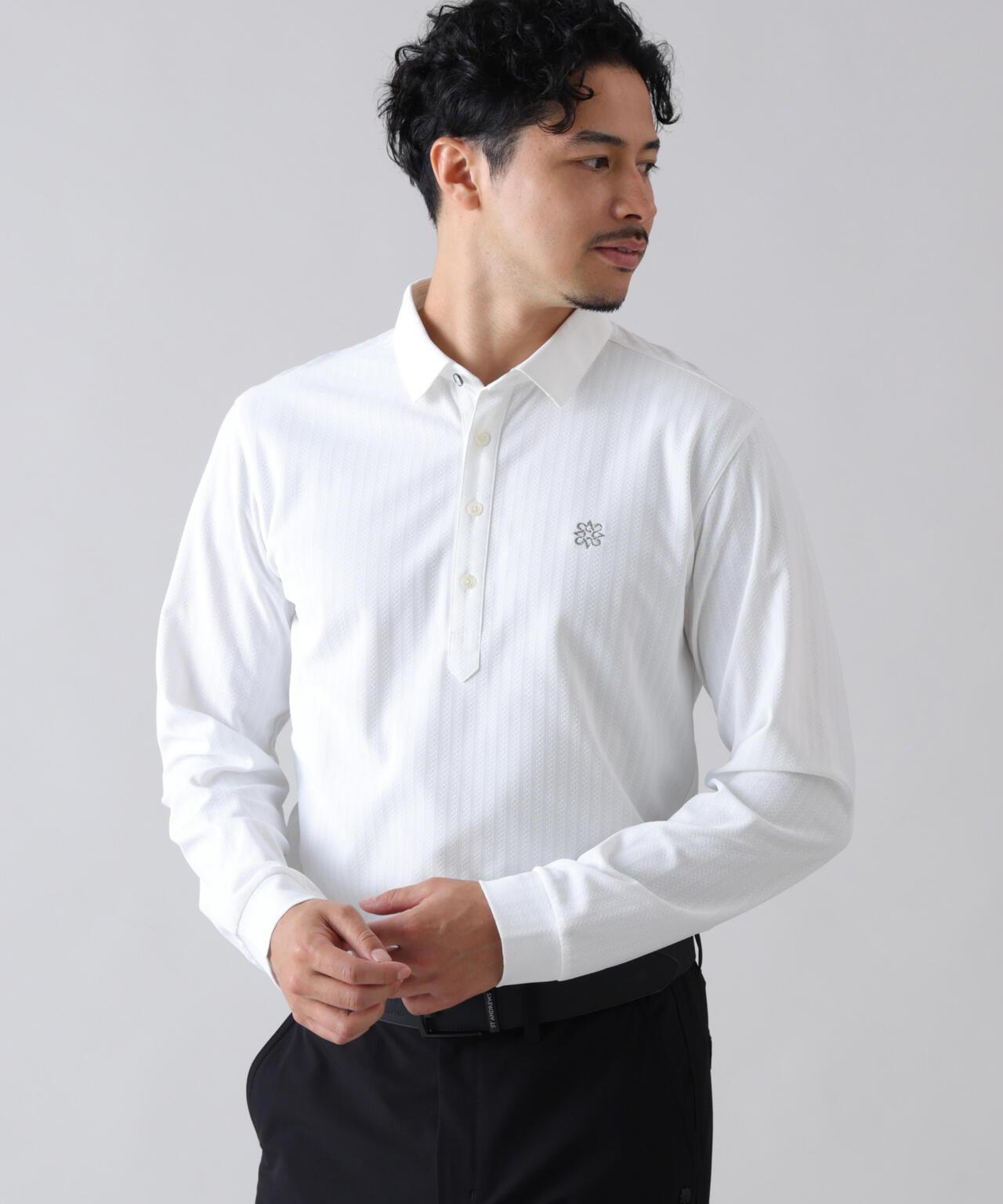 185cm C: 97 W:79 H:95 着用サイズ：L