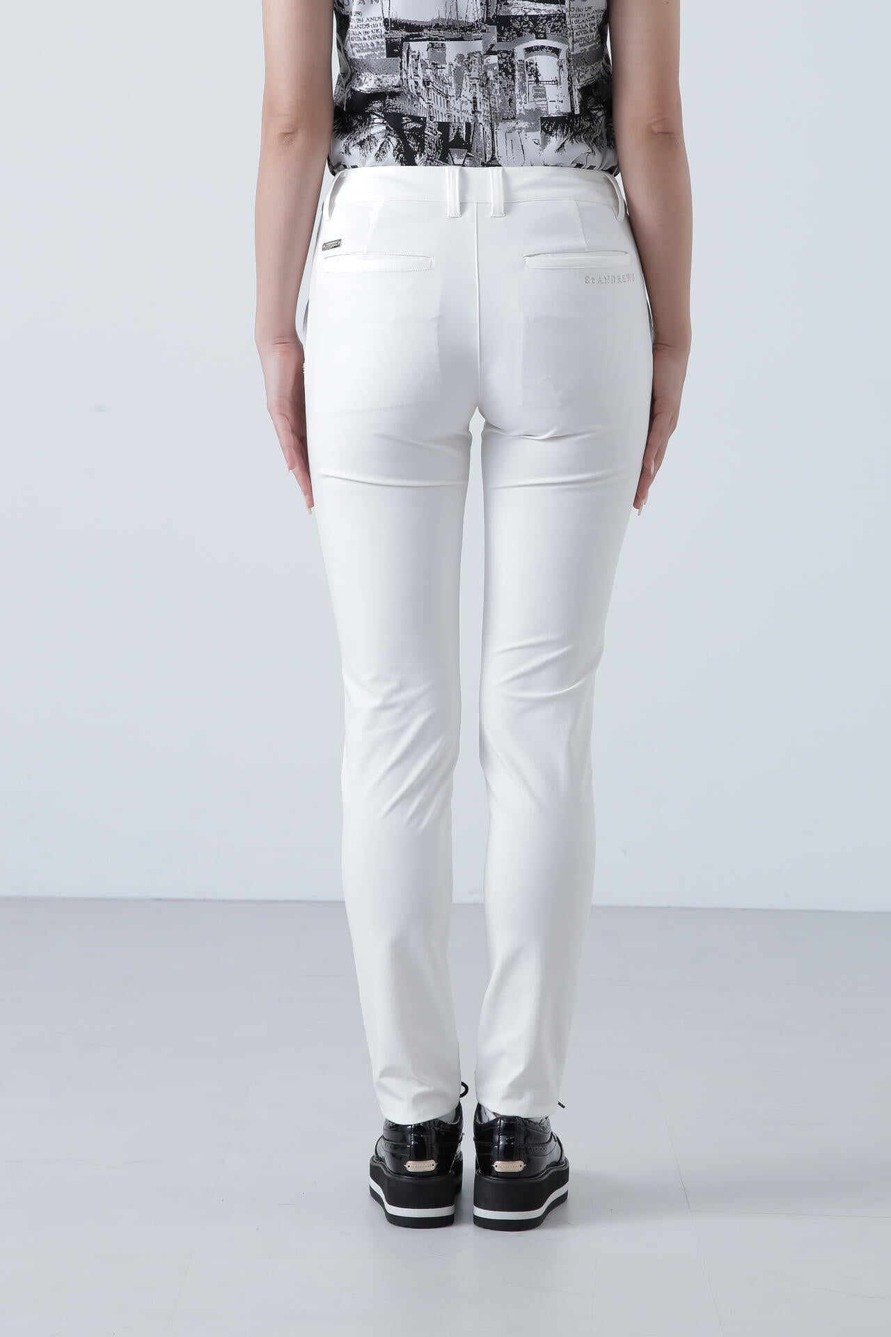 2WAY二重織ドビーストレッチスキニーパンツ (WOMENS)
