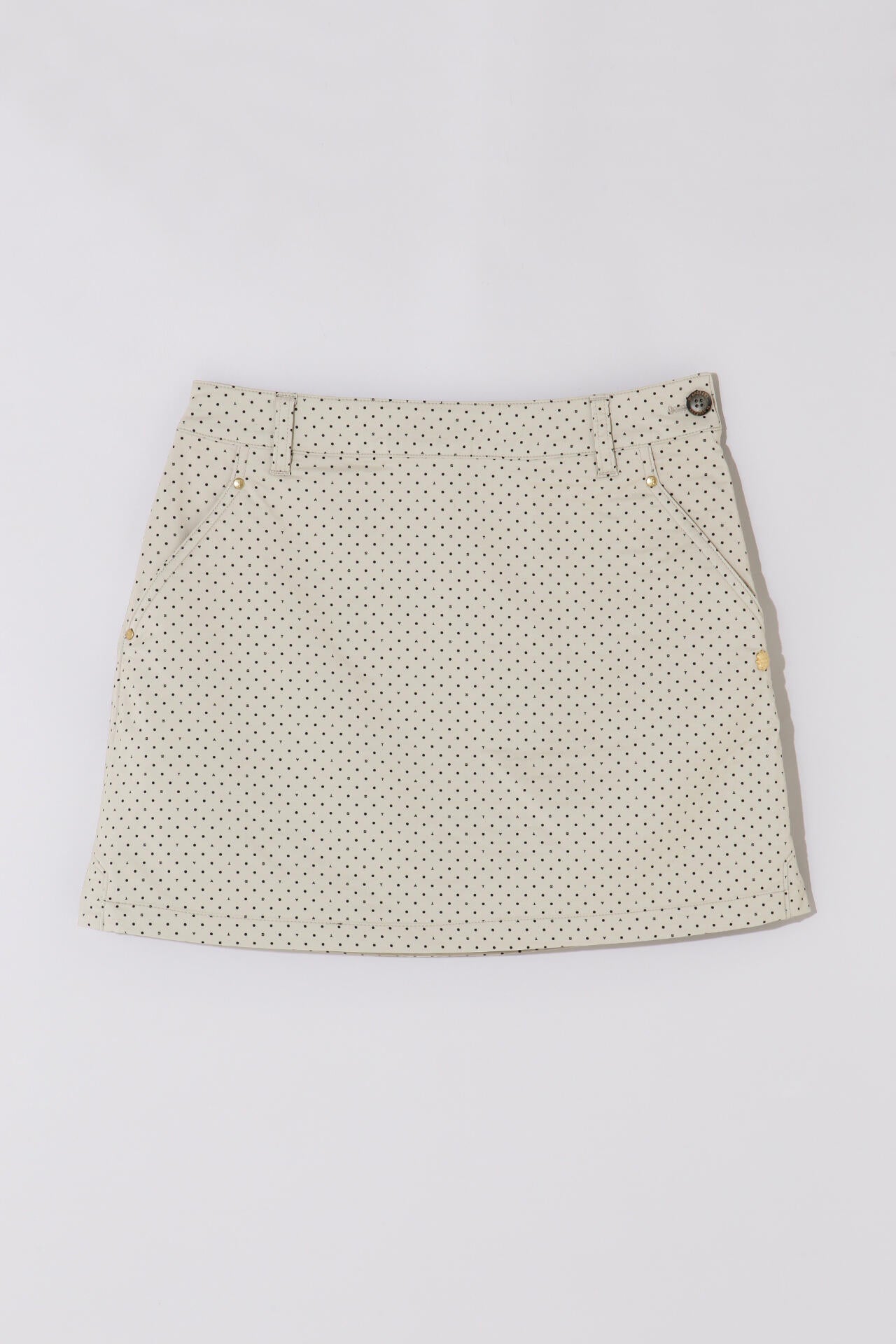ピンドットロゴジャガードスカート (WOMENS)