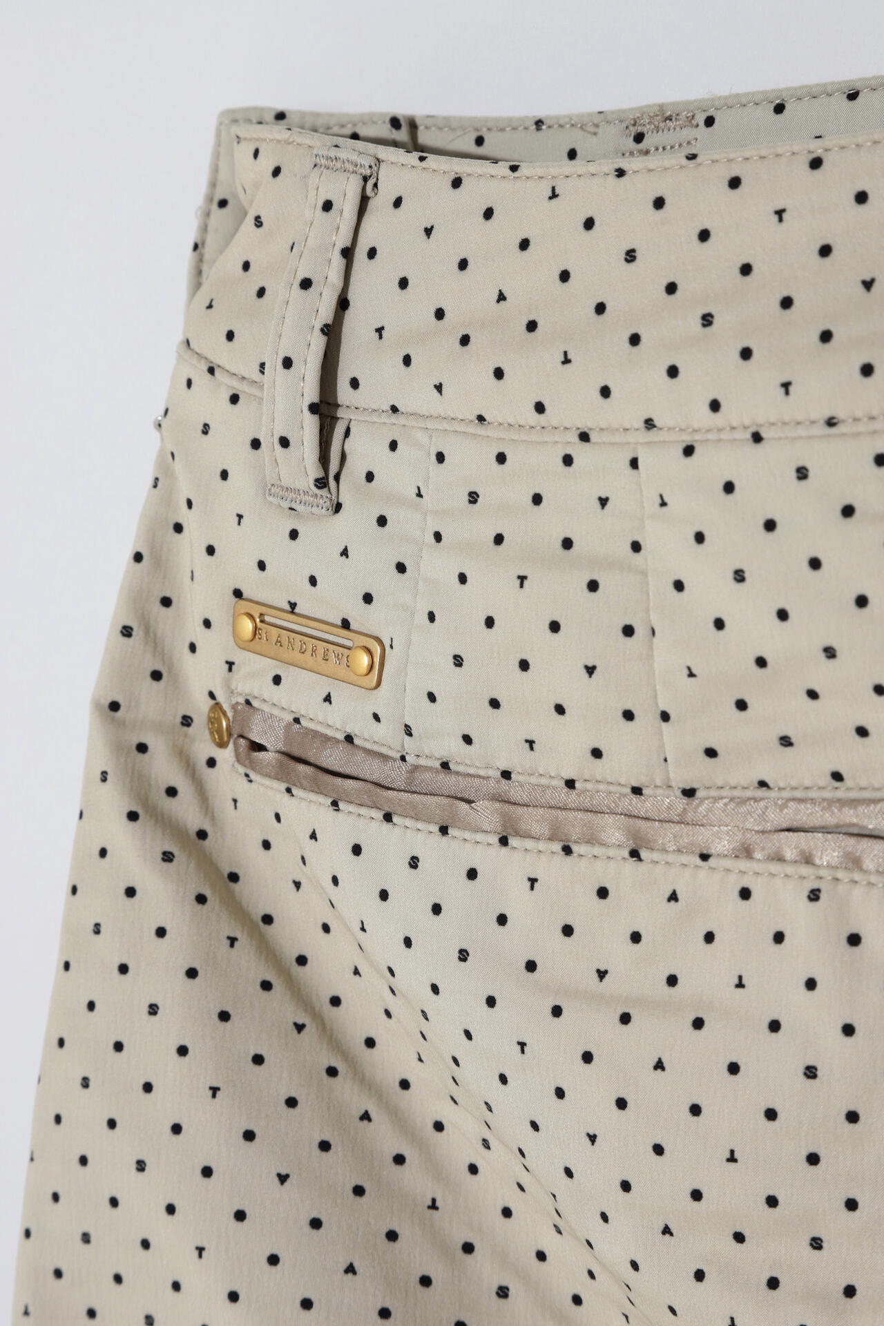 ピンドットロゴジャガードスカート (WOMENS)