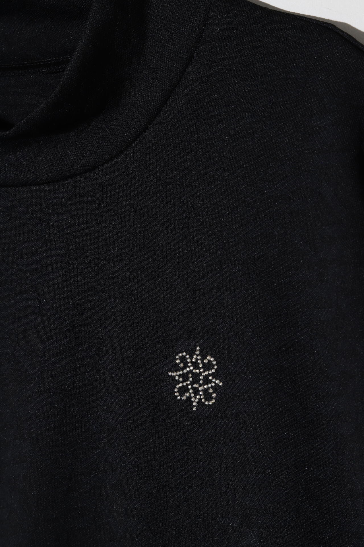 STAドットジャガード長袖ハイネックカットソー (WOMENS)