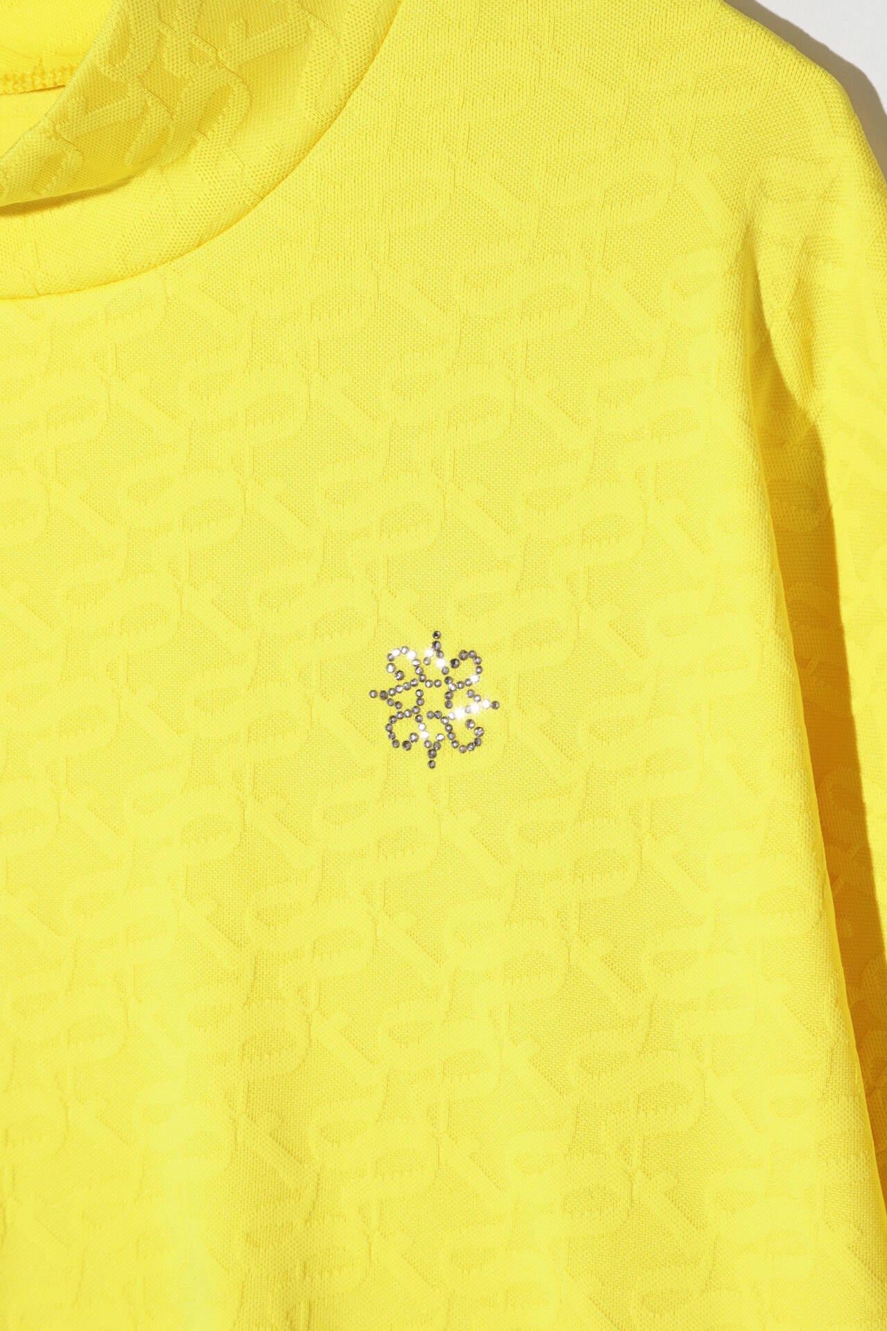 STAドットジャガード長袖ハイネックカットソー (WOMENS)