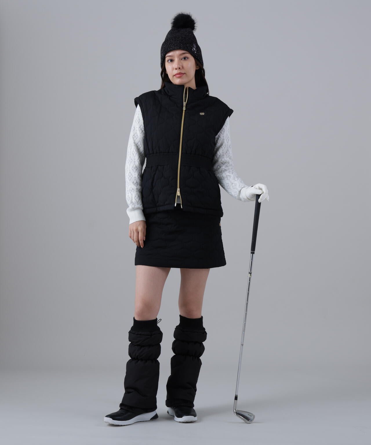 ウェーブストレッチ中綿ブルゾン (WOMENS)